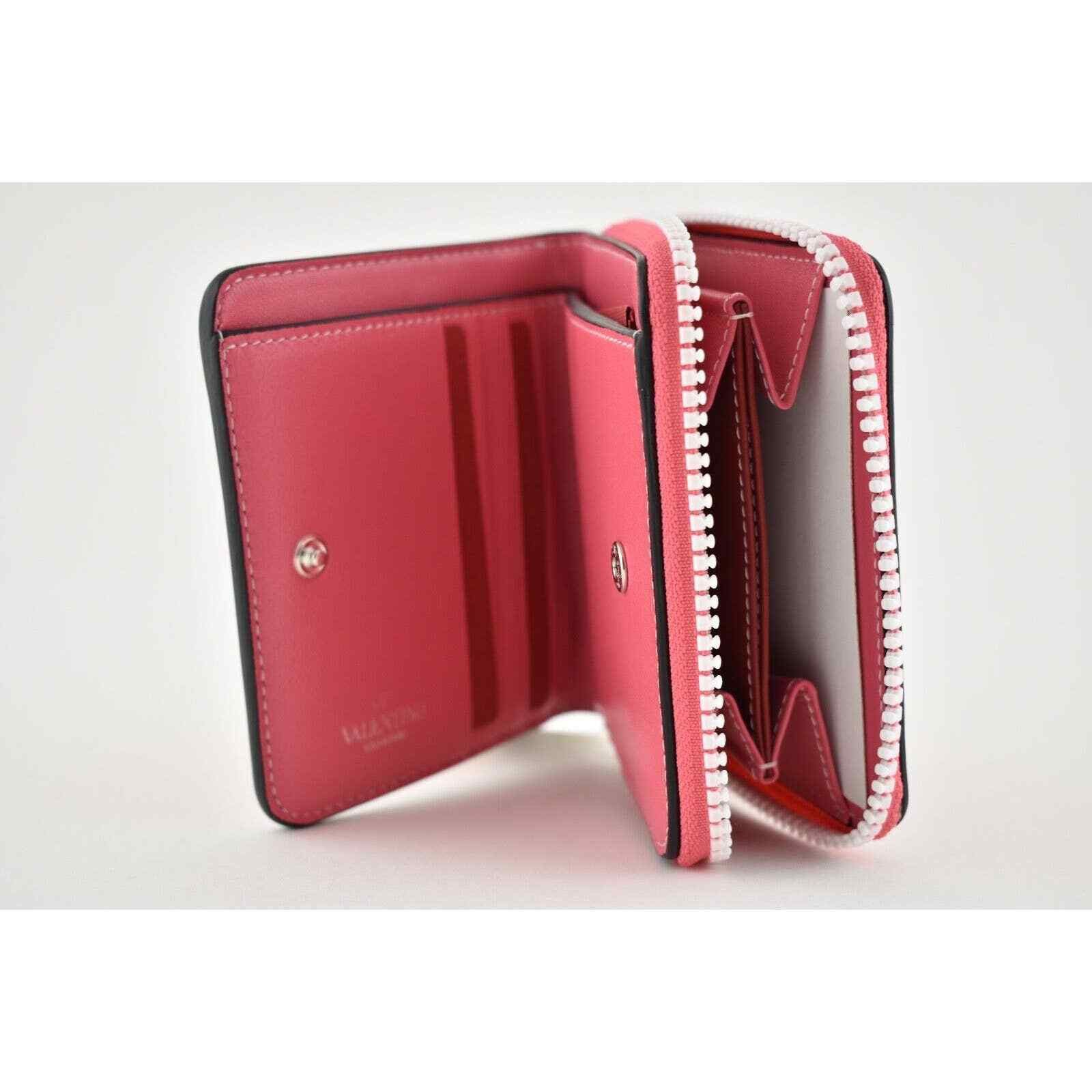 Valentino Valentino Spike Leather Small Zipper French Compact Wallet Size ONE SIZE - 11 Thumbnail