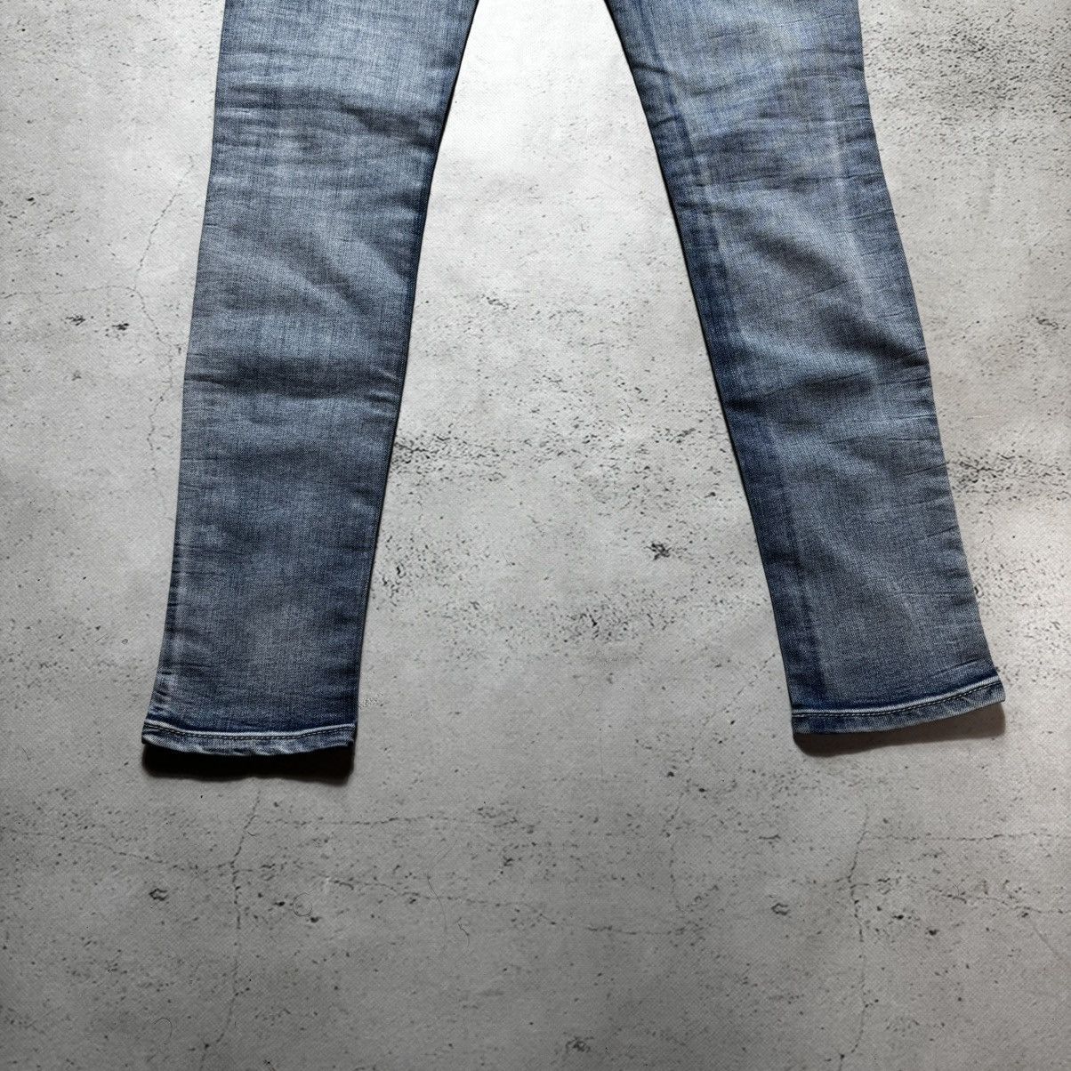 Dolce & Gabbana luxury dolce gabbana faded jeans with big logo rare Size 27" / US 4 / IT 40 - 5 Thumbnail