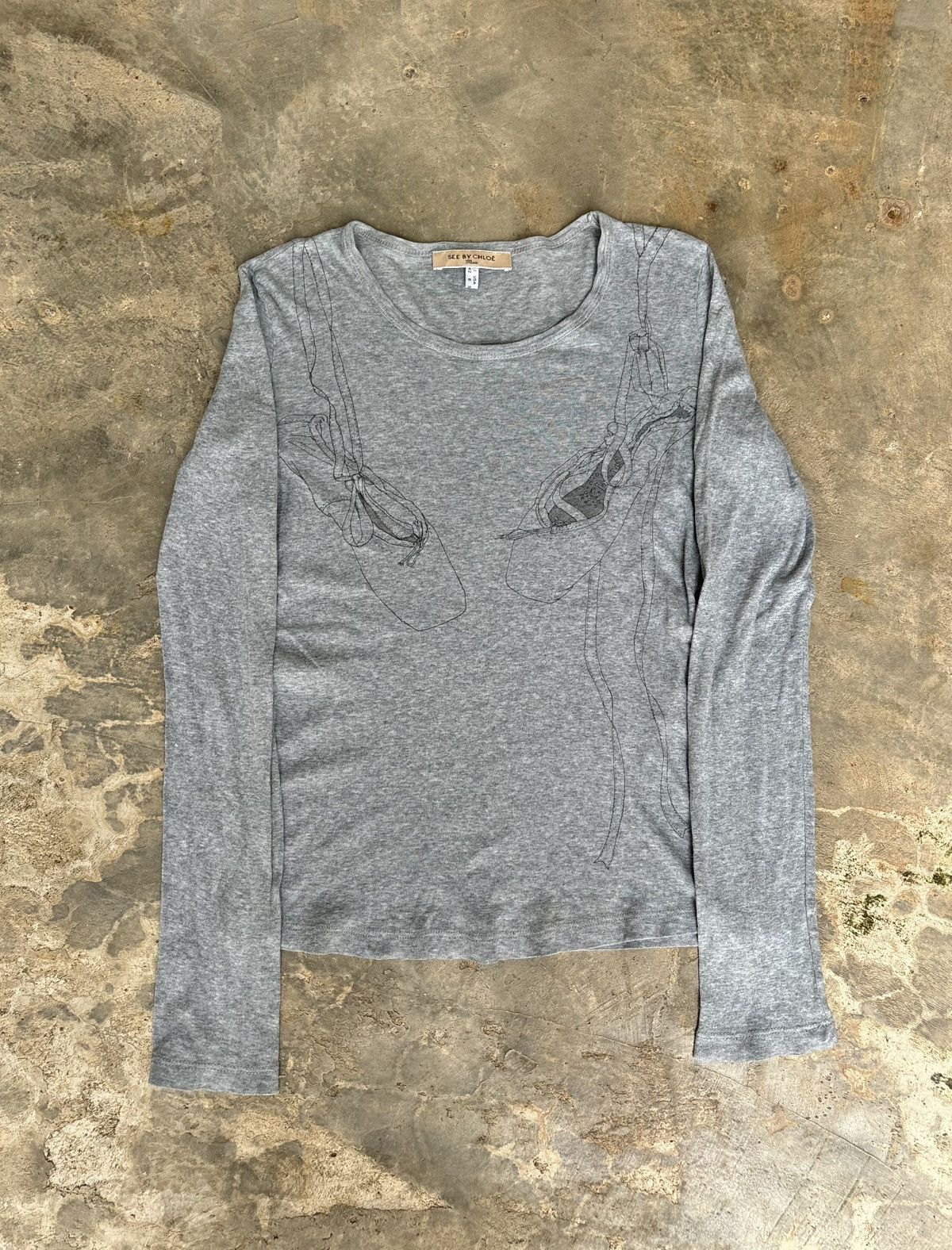 Designer × Japanese Brand × See by Chloe See by Chiloe Paris Longsleeve Size M / US 6-8 / IT 42-44 - 1 Thumbnail