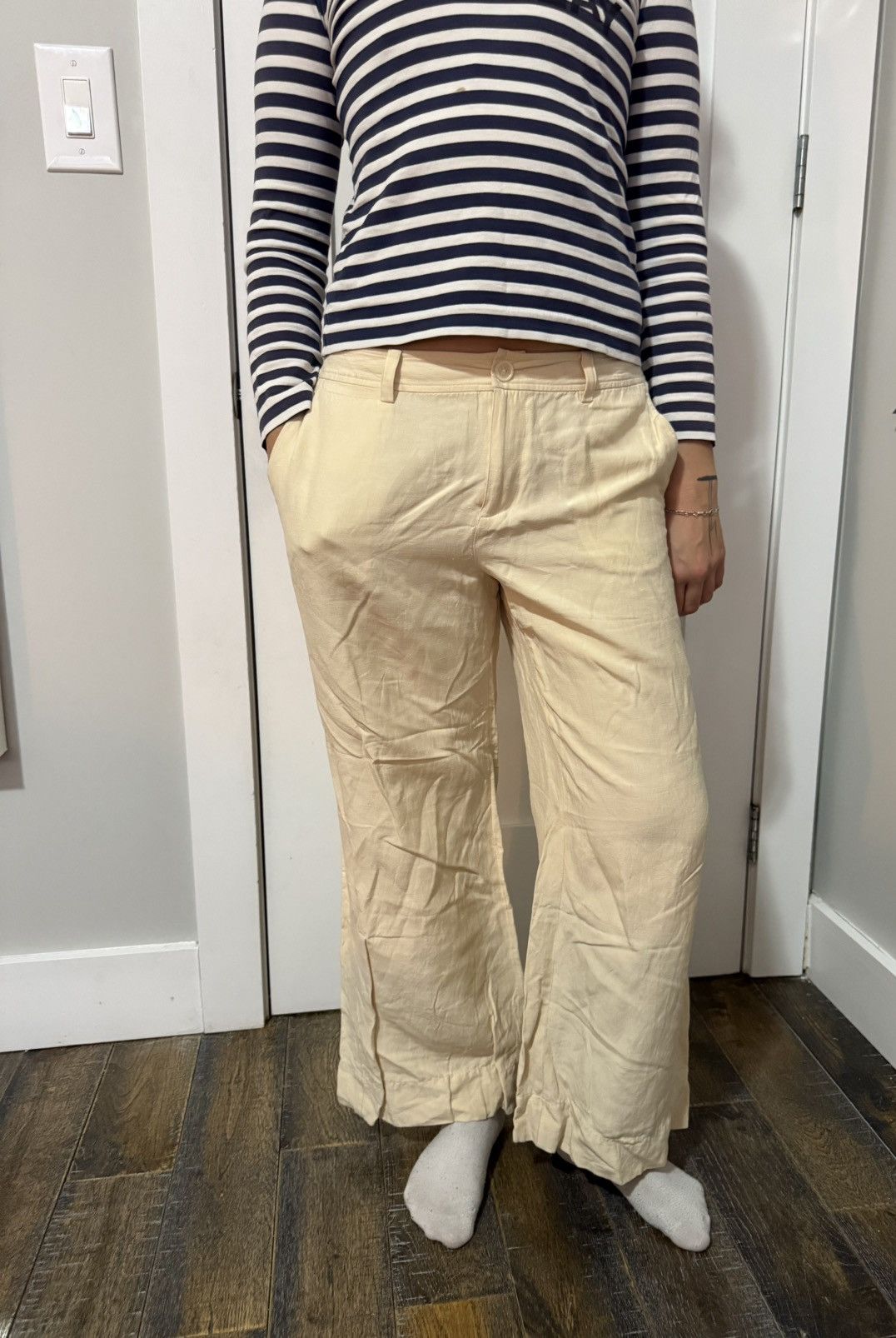 Ralph Lauren Ralph Lauren silk linen pants Size 28" / US 6 / IT 42 - 4 Thumbnail