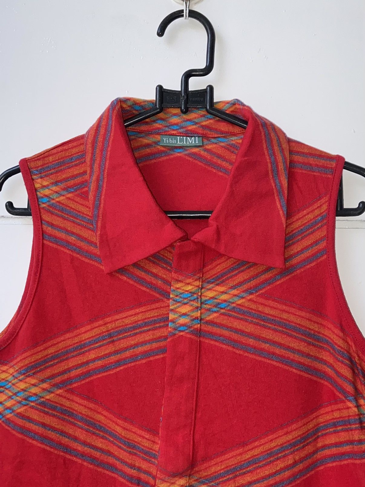 Limi Feu Y’S BIS LIMI Striped Sleeveless T-shirt Size US XS / EU 42 / 0 - 3 Thumbnail
