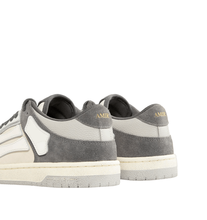 Amiri o1h1sh11225 Distressed Skel Top Low Sneaker in Dark Grey Size US 12 / EU 45 - 4 Thumbnail