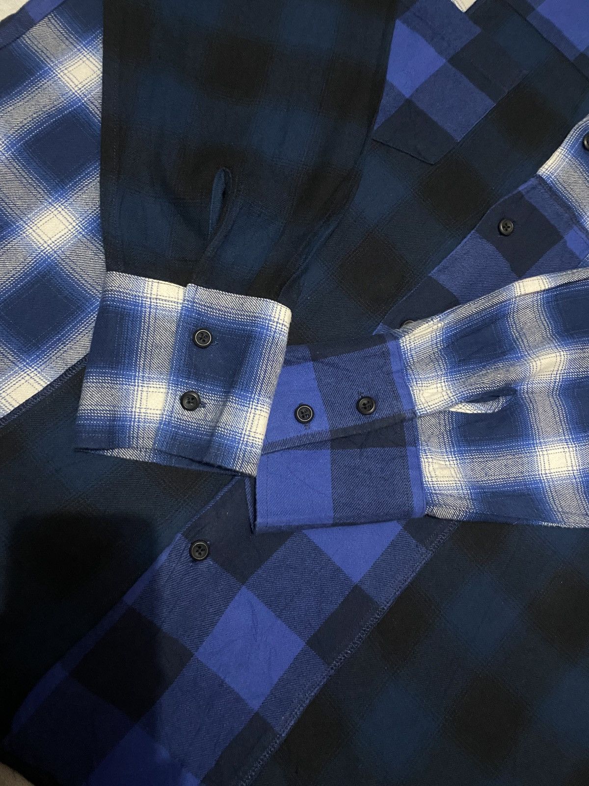 Designer × Flannel × Japanese Brand Veterano Patchwork ChipClip Flannel Size US XL / EU 56 / 4 - 5 Thumbnail