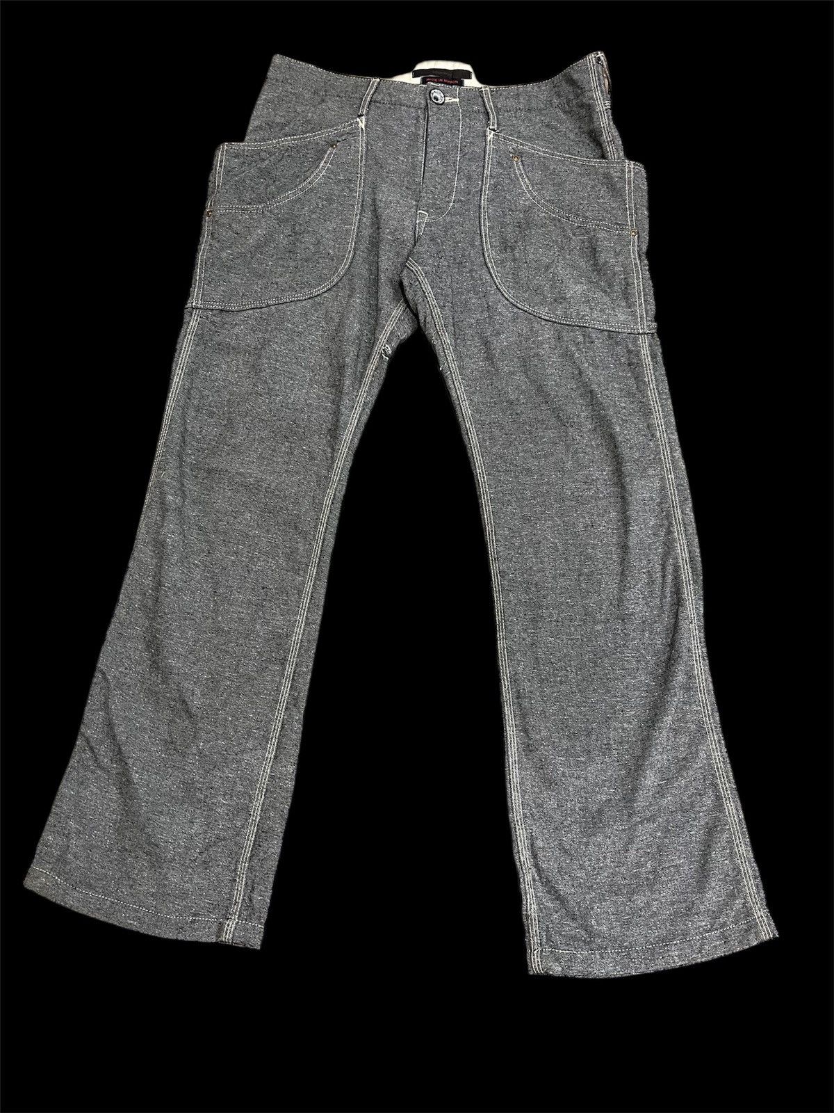 Hysteric Glamour × Japanese Brand × Vintage Flare Crazy Pocket Blueway Jeans Size US 34 / EU 50 - 1 Thumbnail