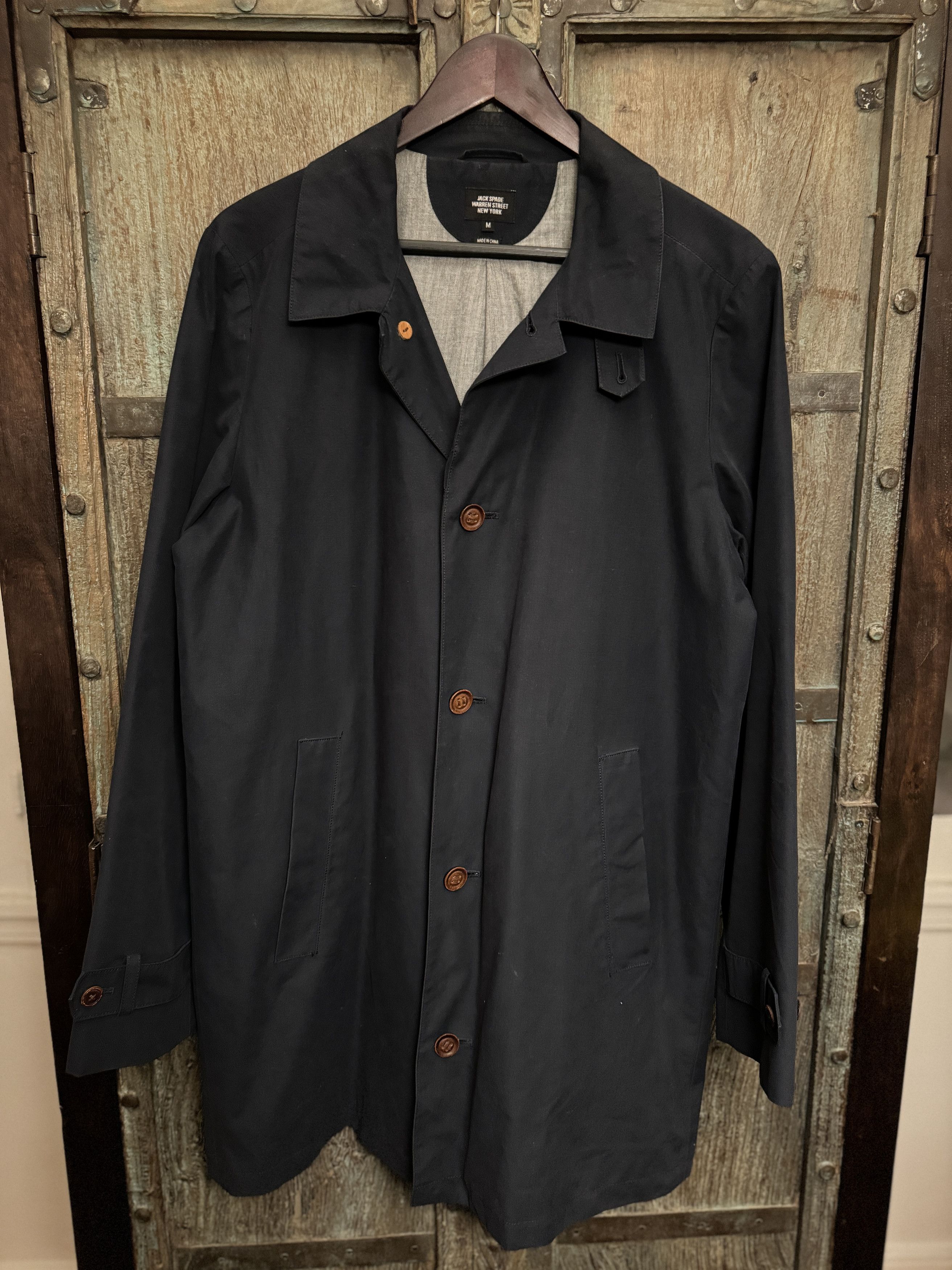 Jack Spade Jack Spade Navy Trench Rain Coat Grailed