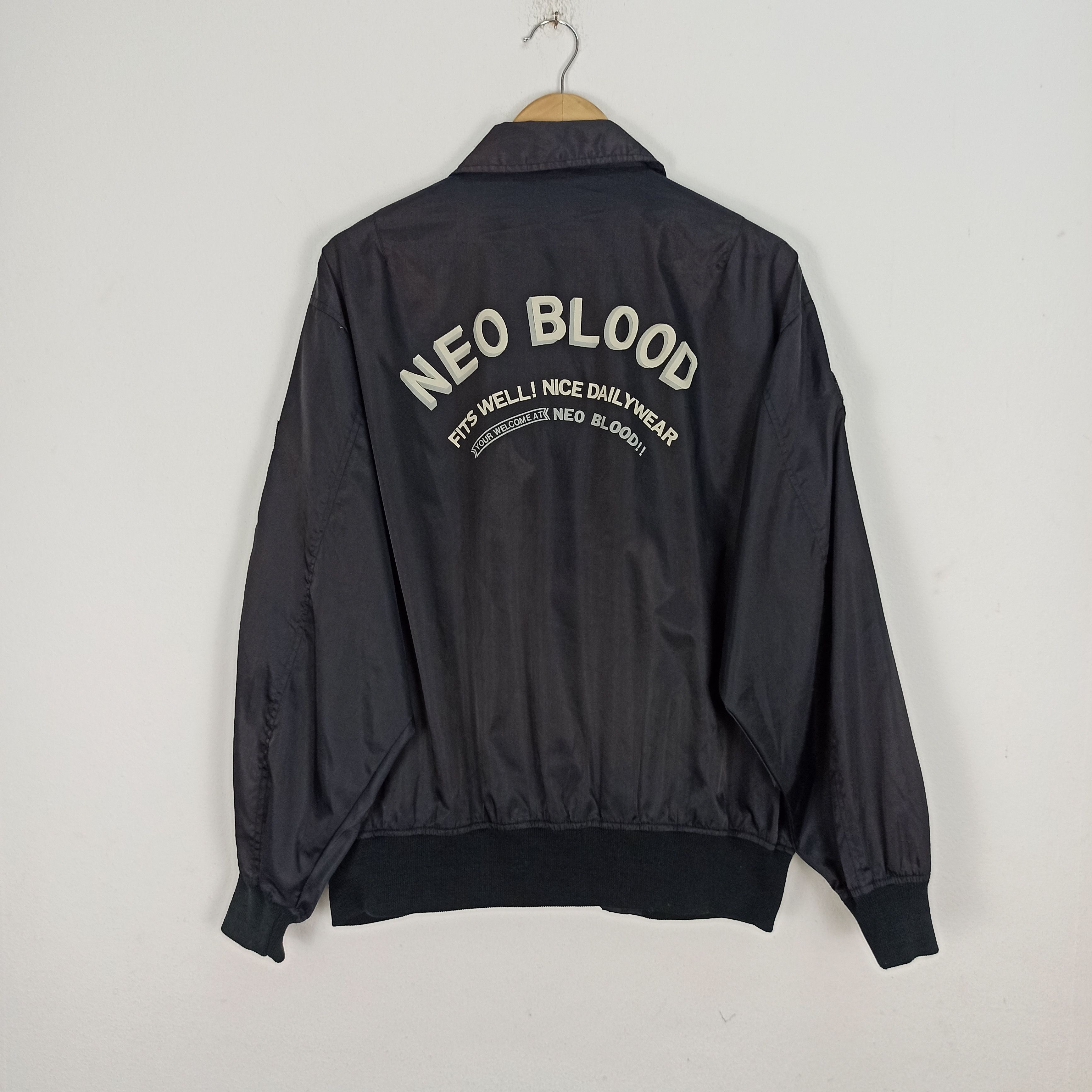 Japanese Brand Vintage Neo Blood Bombers Jacket Size US L / EU 52-54 / 3 - 2 Thumbnail