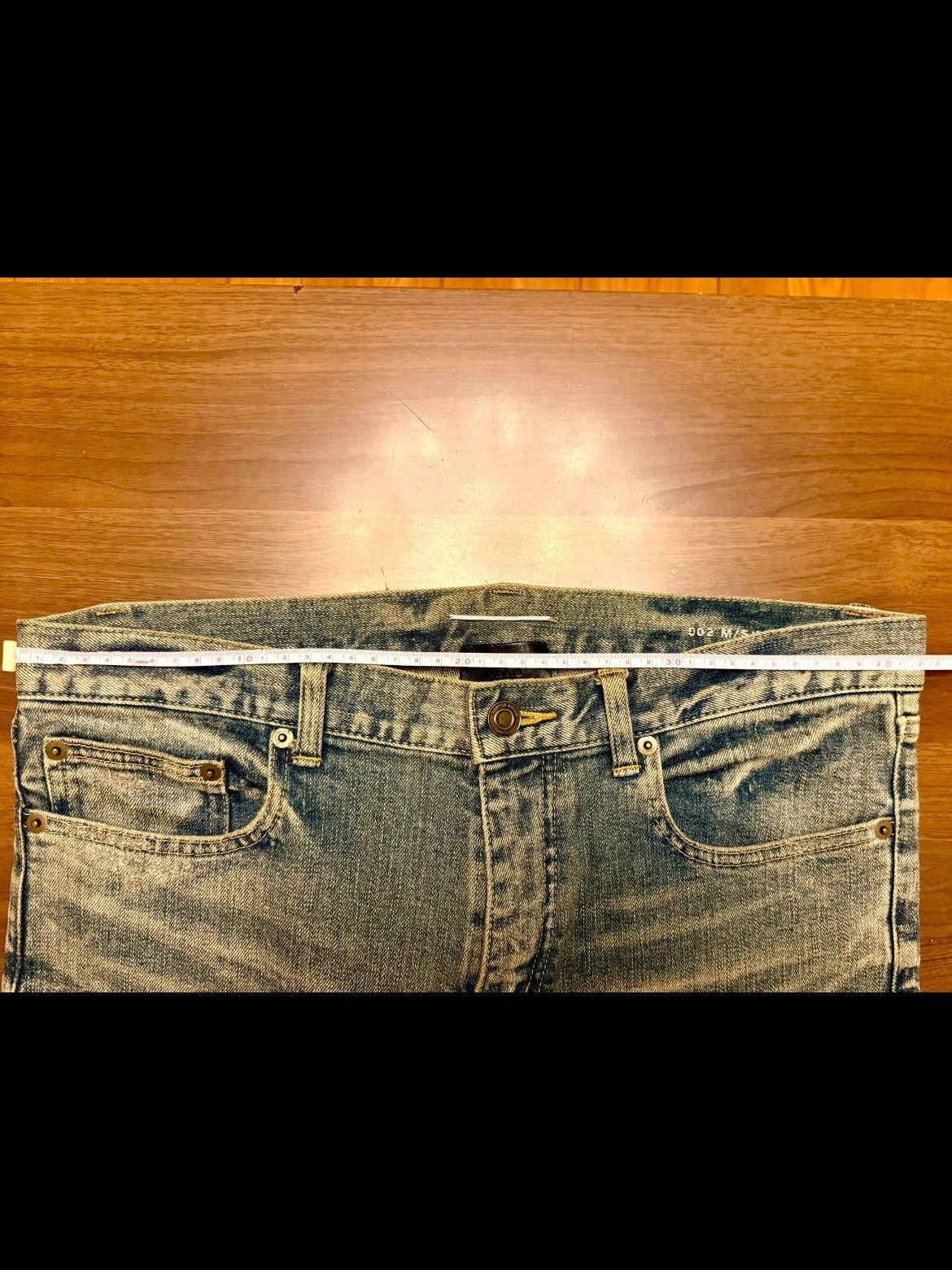 Saint Laurent Paris Saint Laurent Paris 13AW Runway Distressed Denim Size US 32 / EU 48 - 6 Thumbnail