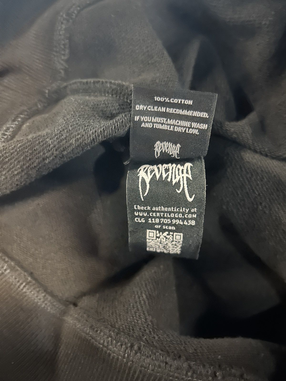 Revenge Revenge All Seeing Angel Hoodie | Size M Size US M / EU 48-50 / 2 - 4 Thumbnail