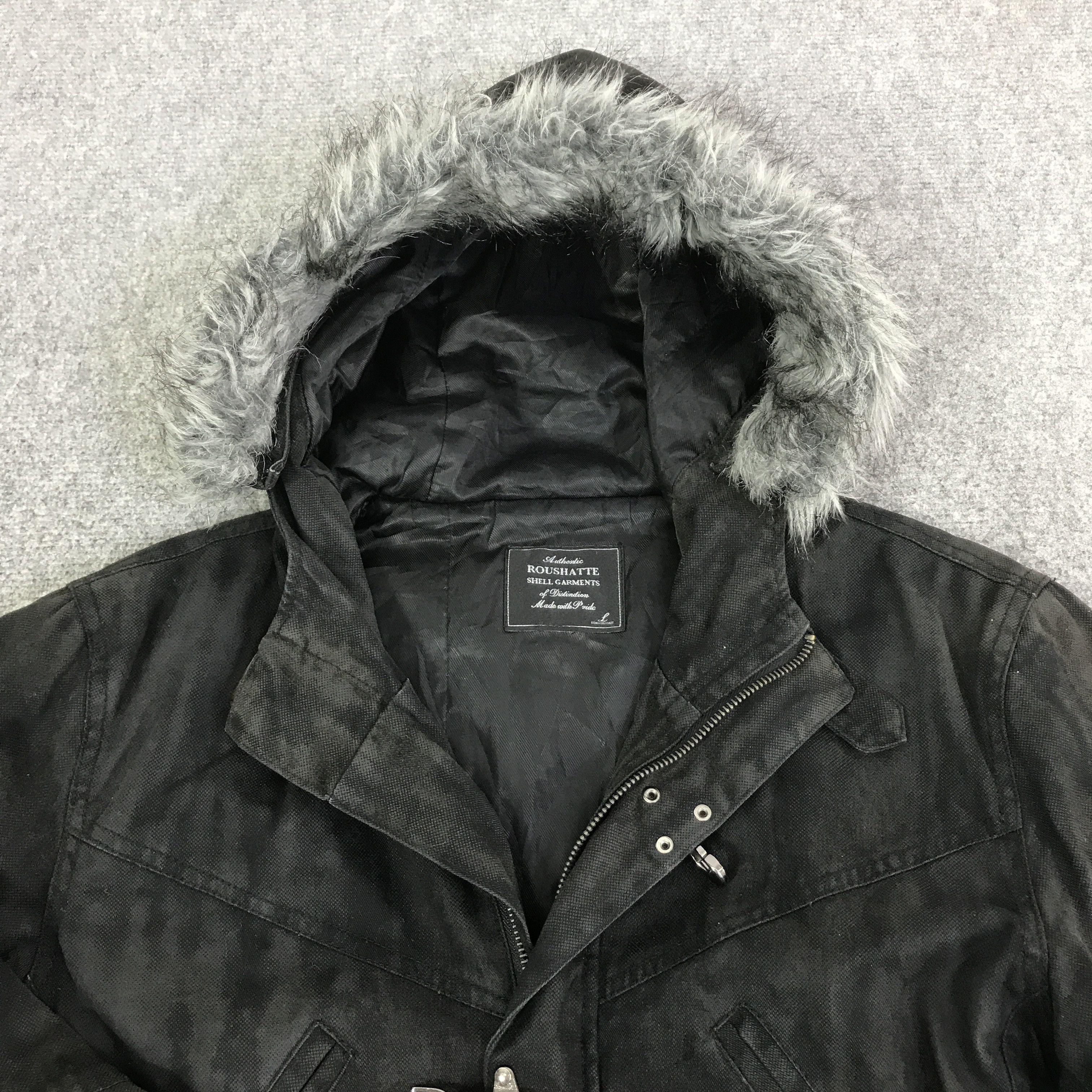 Japanese Brand Japan roushatte punk fur hooodie jacket Size US L / EU 52-54 / 3 - 7 Thumbnail
