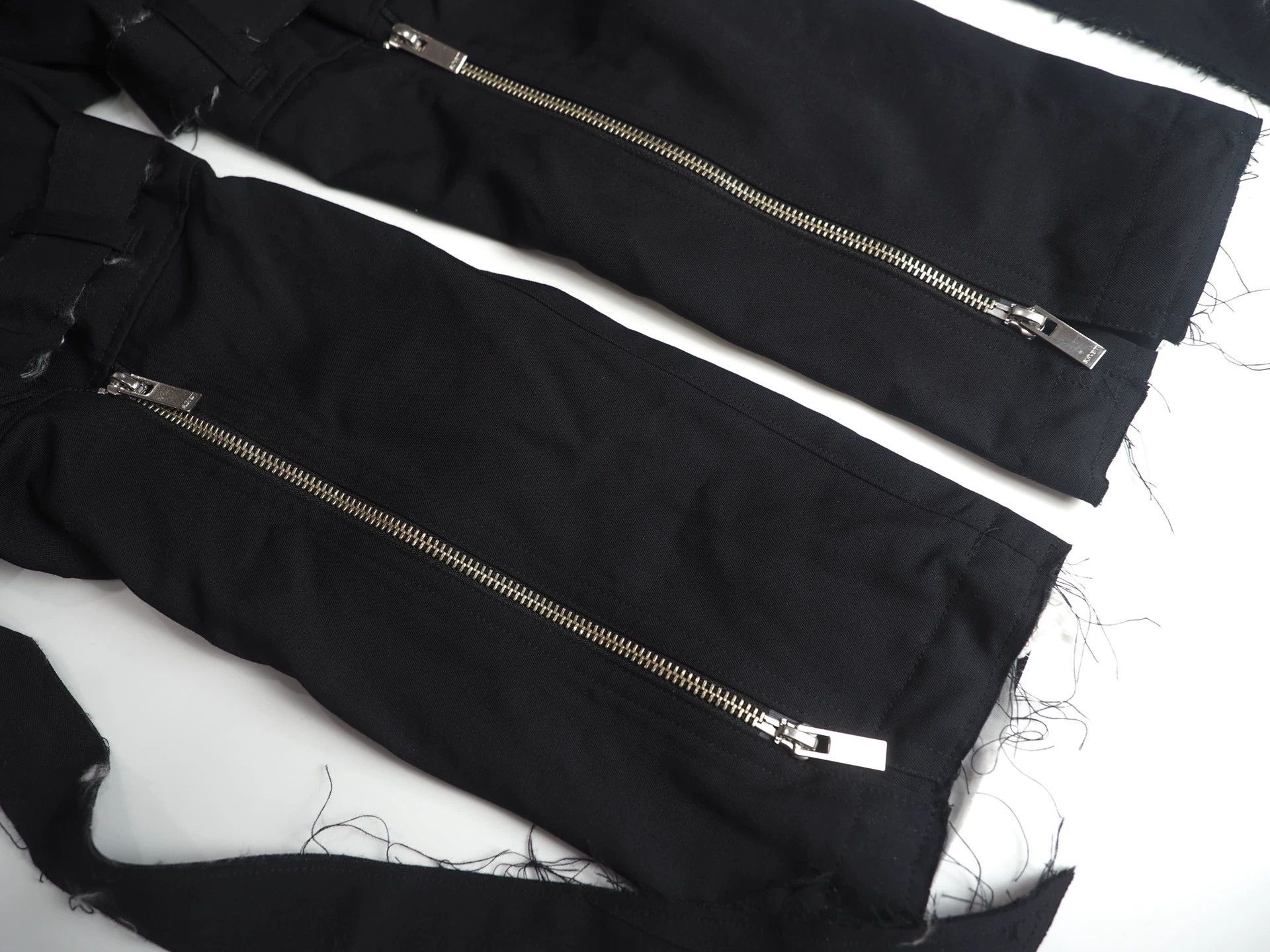 Sulvam SS23 SULVAM Black Bandage Wool Trousers Size US 29 - 5 Thumbnail