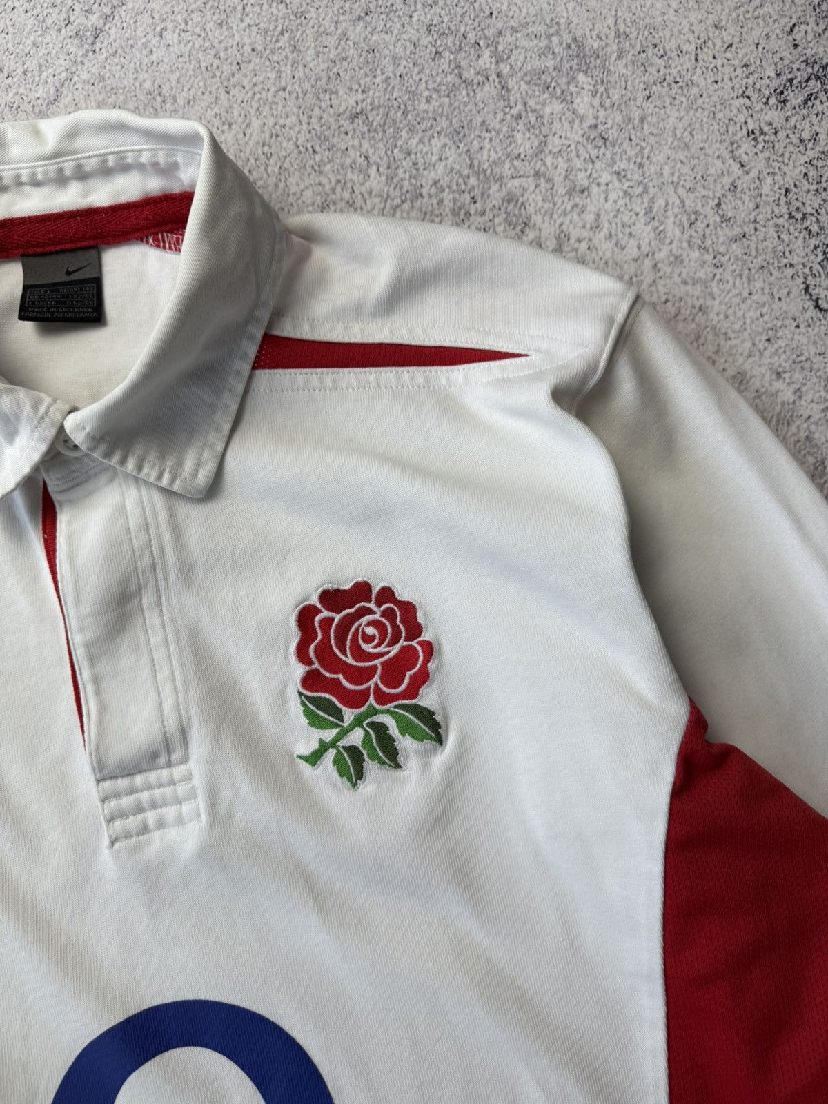 Nike England Rugby Union Home Shirt 2003 Jersey Nike Long Sleeve Size US L / EU 52-54 / 3 - 19 Thumbnail