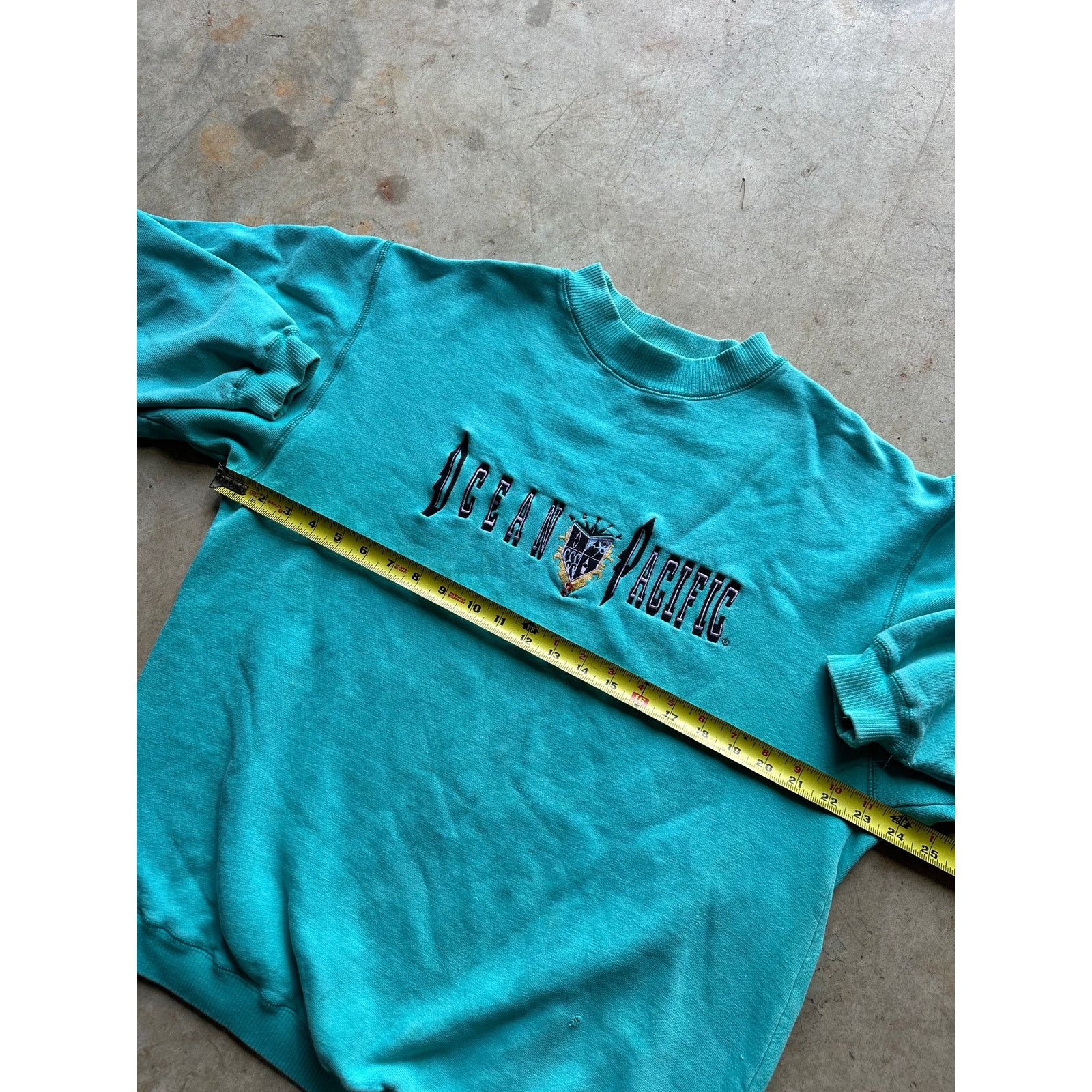 Ocean Pacific × Vintage Vintage Ocean Pacific Surfwear Embroidered 1990s Sweatshirt Size US M / EU 48-50 / 2 - 6 Thumbnail