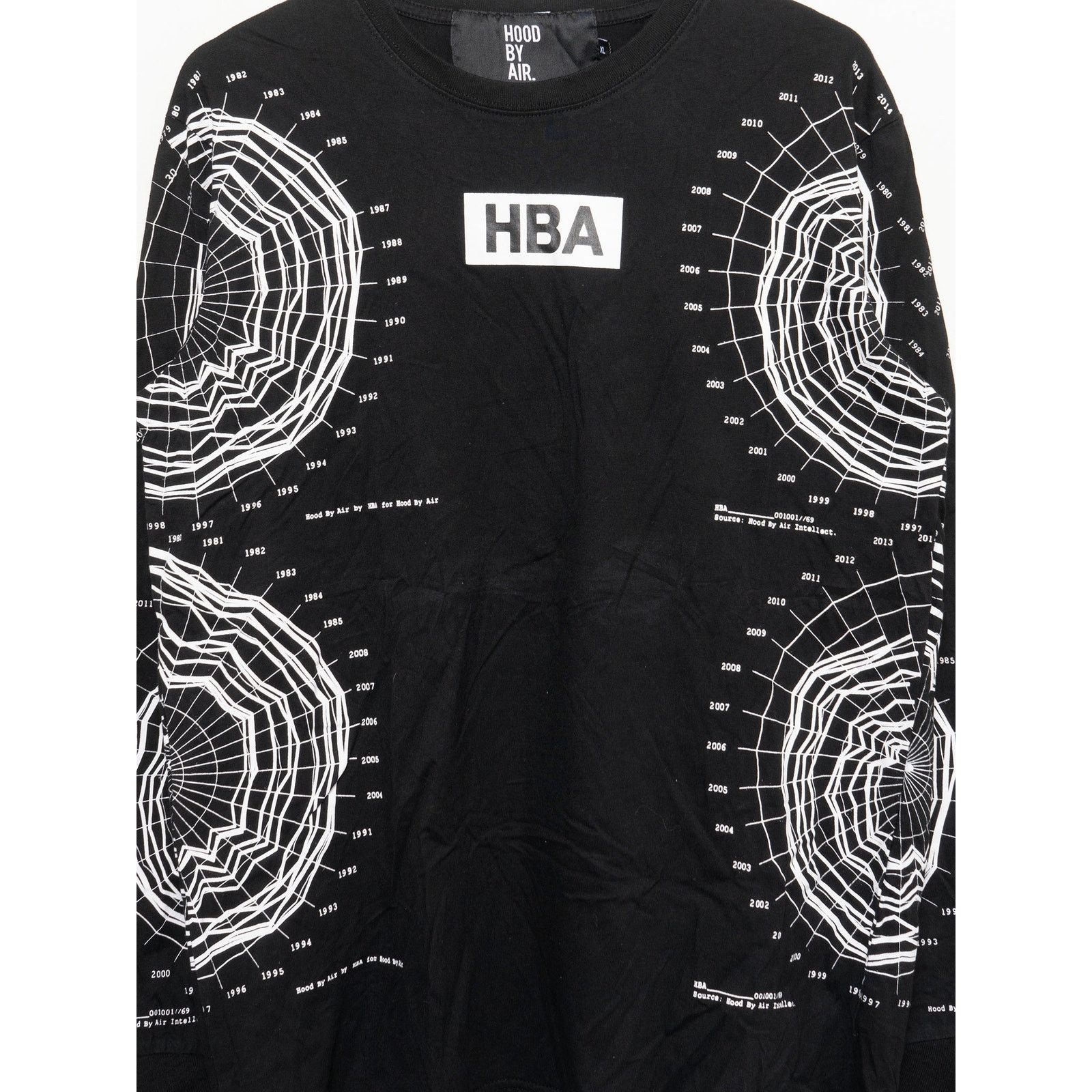 Hood By Air Radar Black LS Size US XL / EU 56 / 4 - 2 Thumbnail