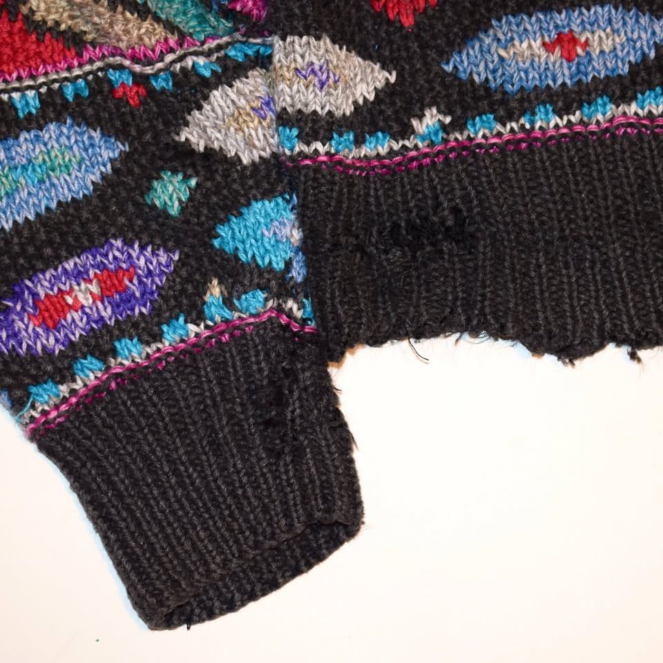 Coogi × Northern Isles × Vintage Vintage Coogi Style Northern Isles Knit Sweater (Distressed) Size US L / EU 52-54 / 3 - 3 Thumbnail