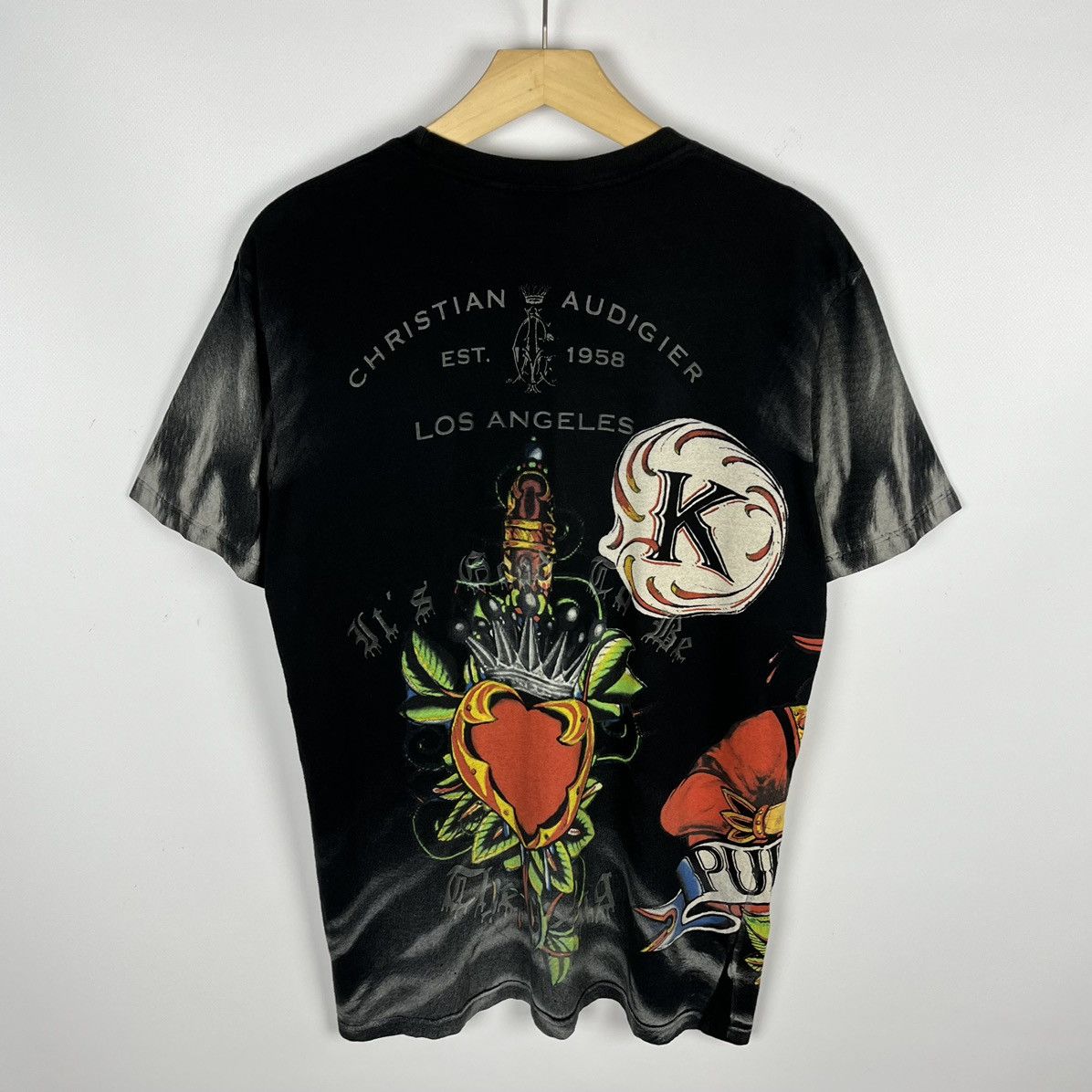 Christian Audigier Vintage Christian Audigier y2k Ed hardy rare tee 90’s Size US M / EU 48-50 / 2 - 1 Thumbnail