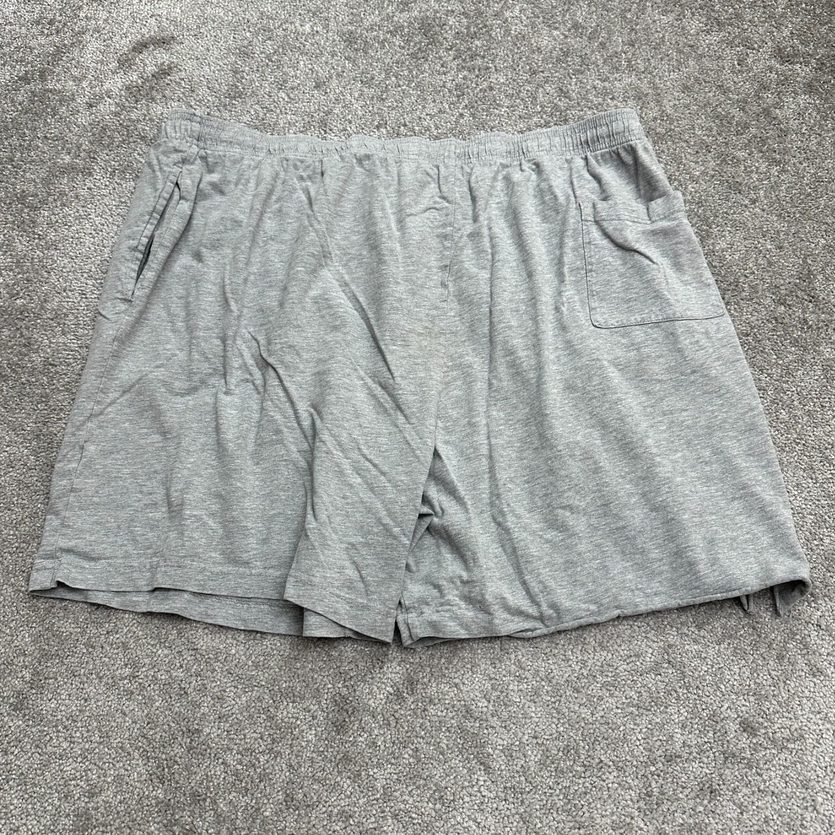Haband Haband Shorts Mens XXL Gray Cotton Drawstring Elastic Waist Pocket Casual Size US 39 - 2 Thumbnail