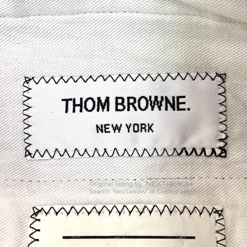 Thom Browne Thom Browne size 1 Side Striped Cotton Casual Pants Dark Gr Size US 28 / EU 44 - 6 Thumbnail