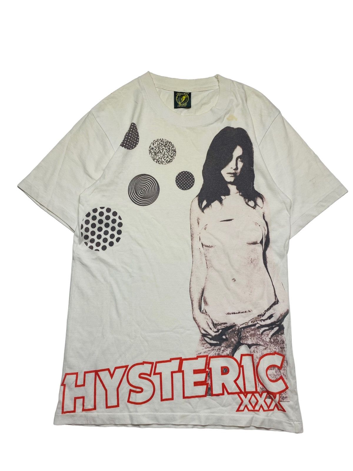 image of 2000S Hysteric Glamour - Xxx Nude Collection T-Shirt in White, Men's (Size Medium)