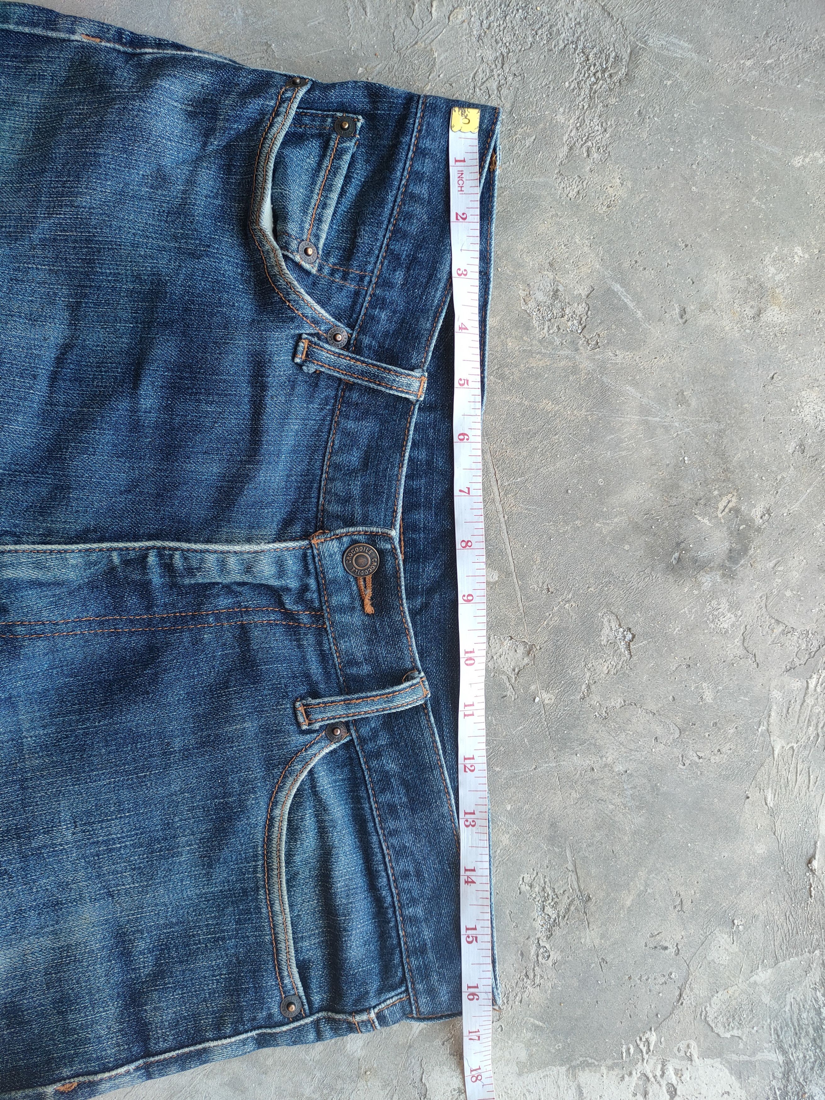 Crocs W32 VINTAGE CROCODILE FADED DISTRESSED JEANS PANTS Size US 32 / EU 48 - 6 Thumbnail