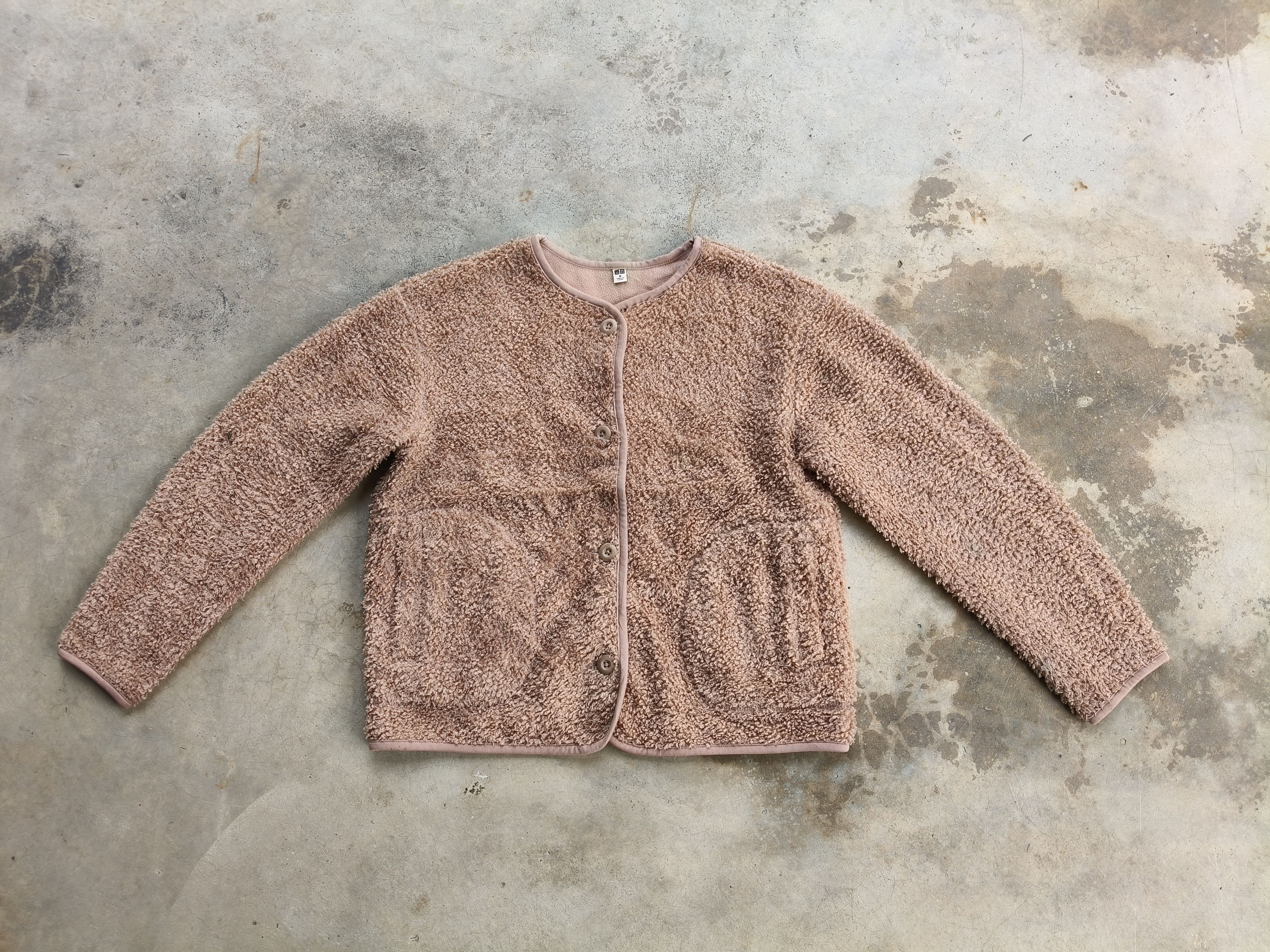 Japanese Brand × Uniqlo Uniqlo fur fleece Cardigan Button Up Size M / US 6-8 / IT 42-44 - 3 Thumbnail