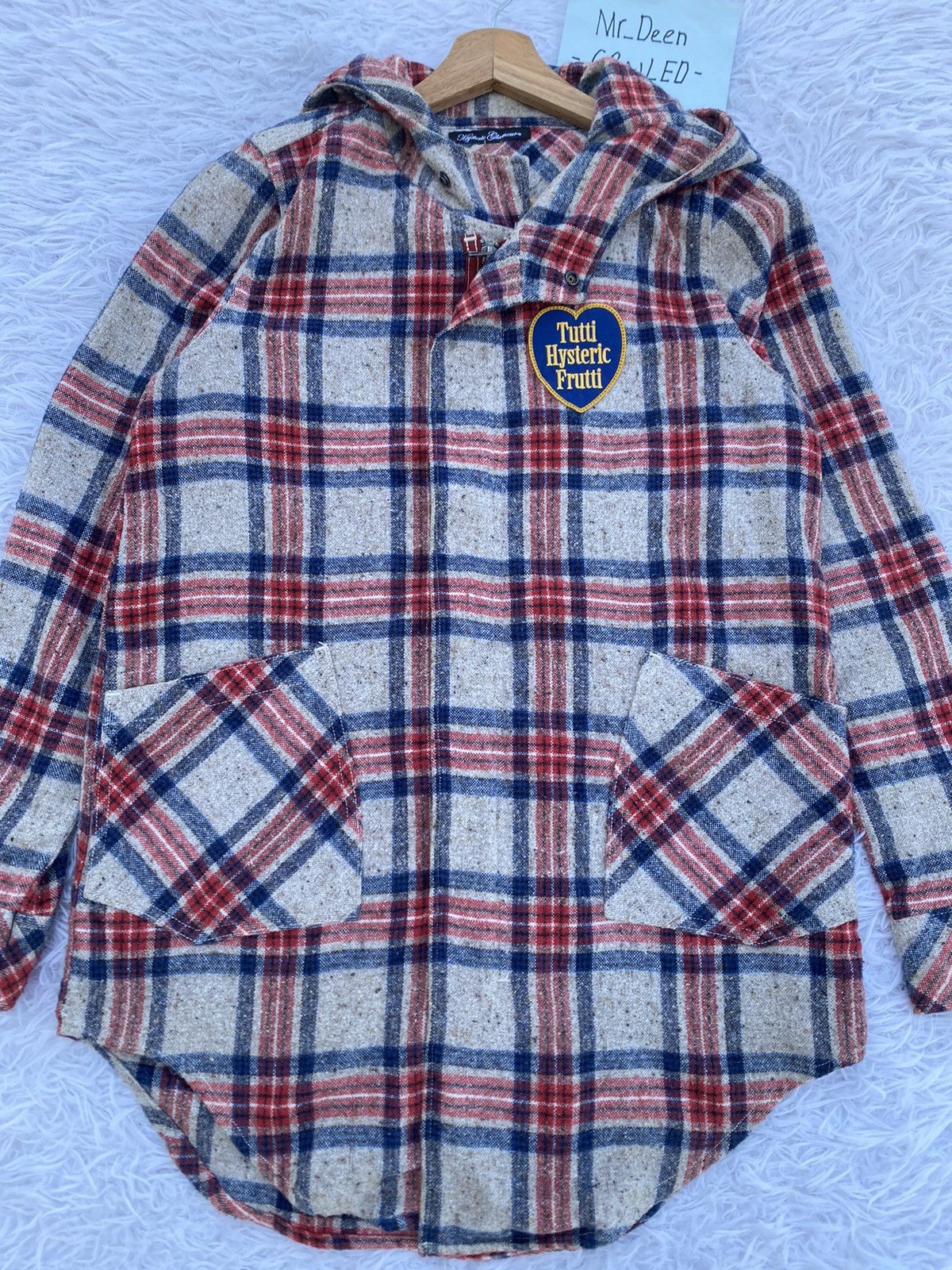 Hysteric Glamour Rare Vintage Hysteric Glamour Checkered Hooded Flannel Size US M / EU 48-50 / 2 - 5 Thumbnail