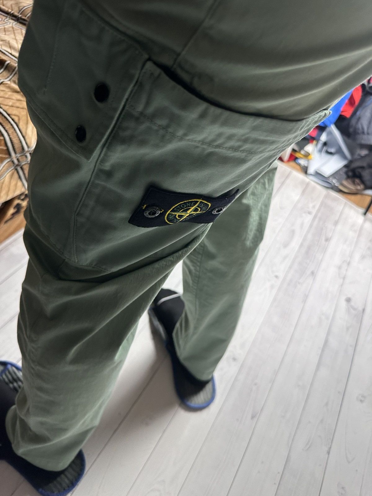 Stone Island Stone Island green cargo pants size 36 pocket Size US 36 / EU 52 - 12 Thumbnail