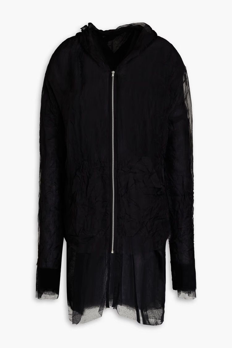 Maison Margiela o1y0625 Hooded Jacket in Black Size XS / US 0-2 / IT 36-38 - 1 Thumbnail