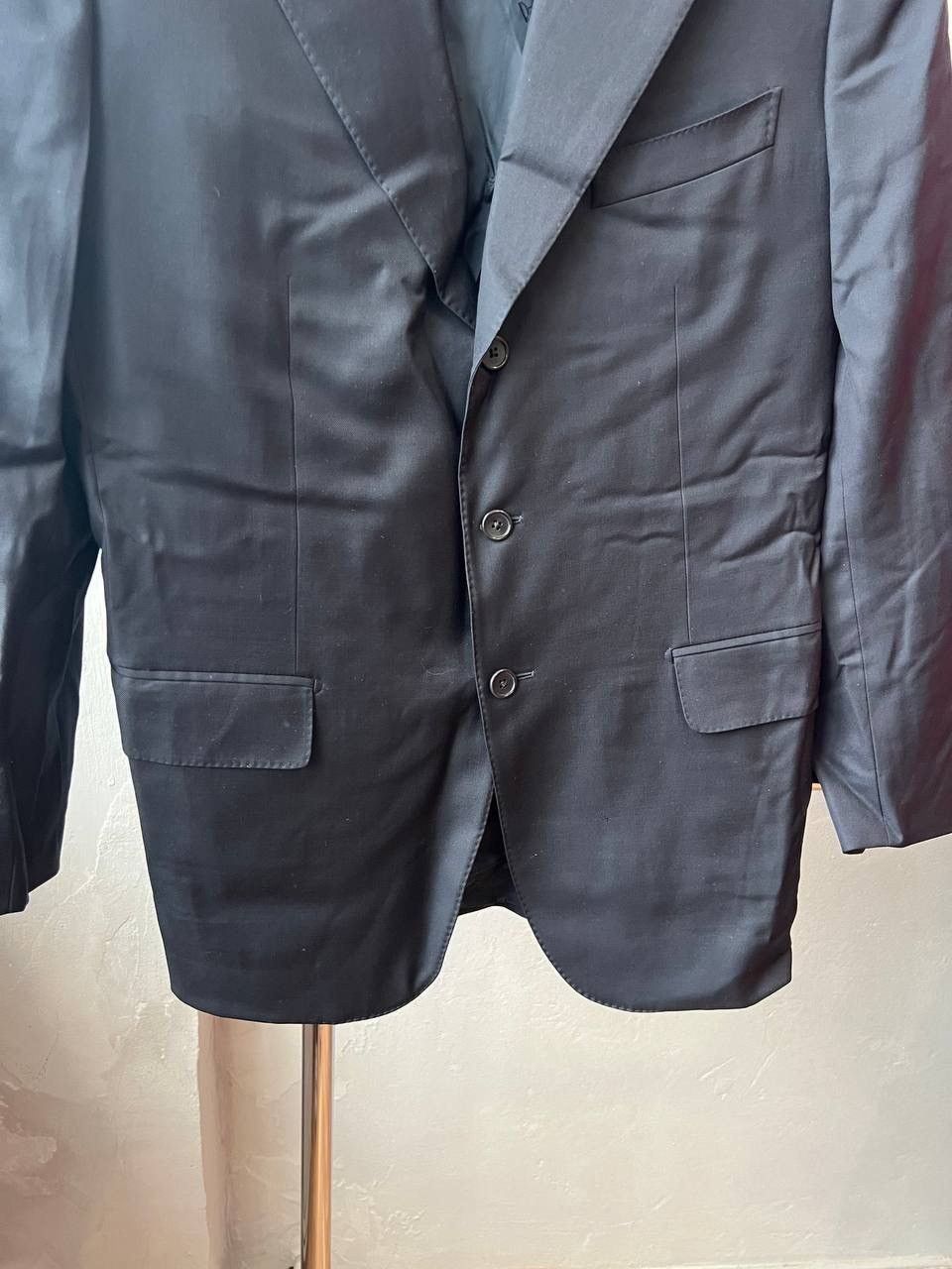 Ravazzolo RAVAZZOLO SARTORIA VINTAGE ITALY LANA WOOL SOLID BLAZER 52 Size 52R - 5 Thumbnail