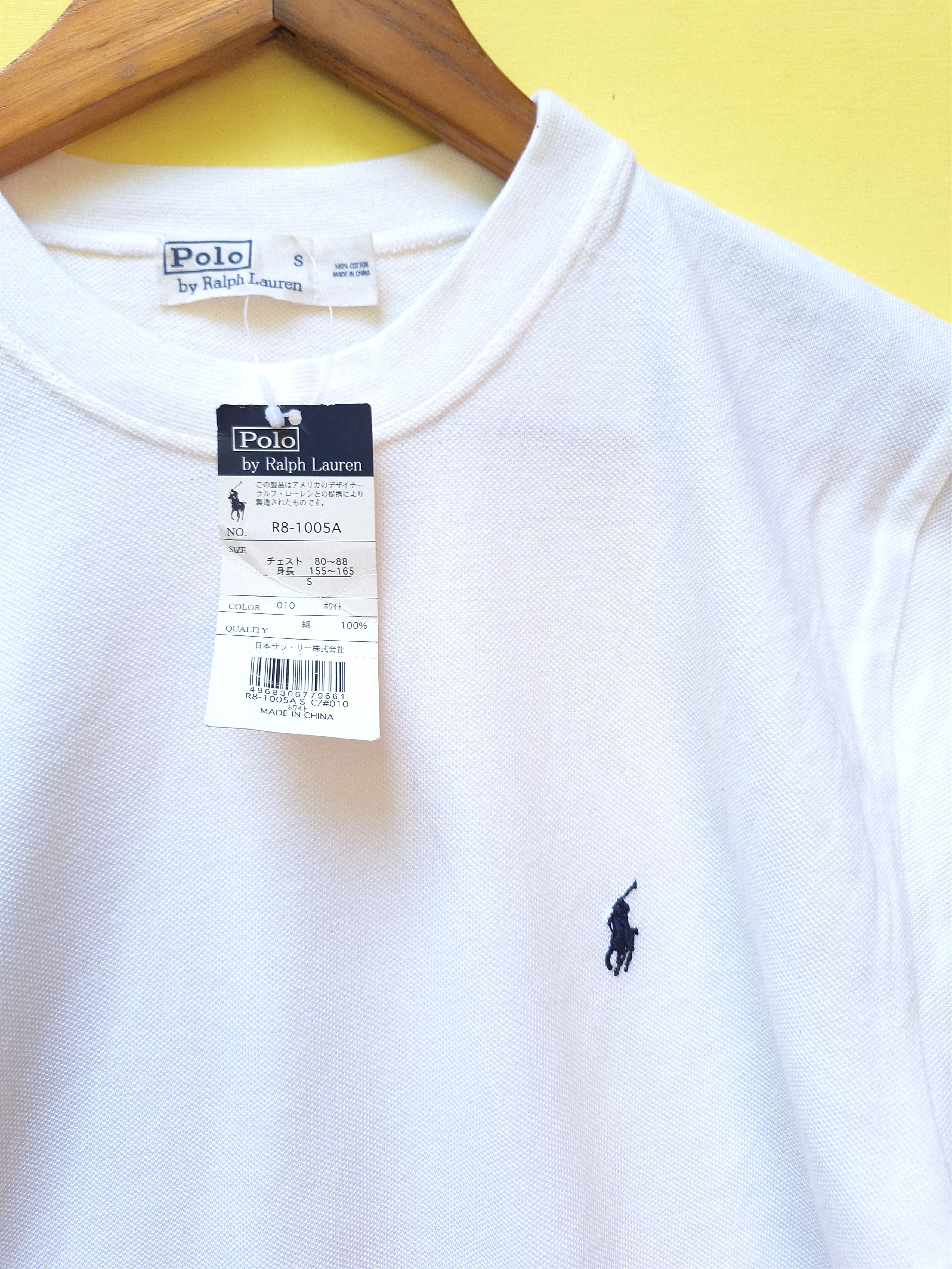 Polo Ralph Lauren × Vintage Polo Ralph Lauren Roundneck Plain Shirt Size US S / EU 44-46 / 1 - 3 Thumbnail