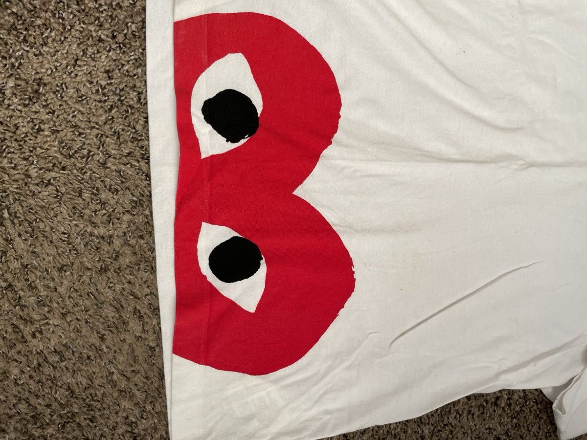 Comme des Garcons Comme des garcons red and white t-shirt Size US L / EU 52-54 / 3 - 3 Thumbnail
