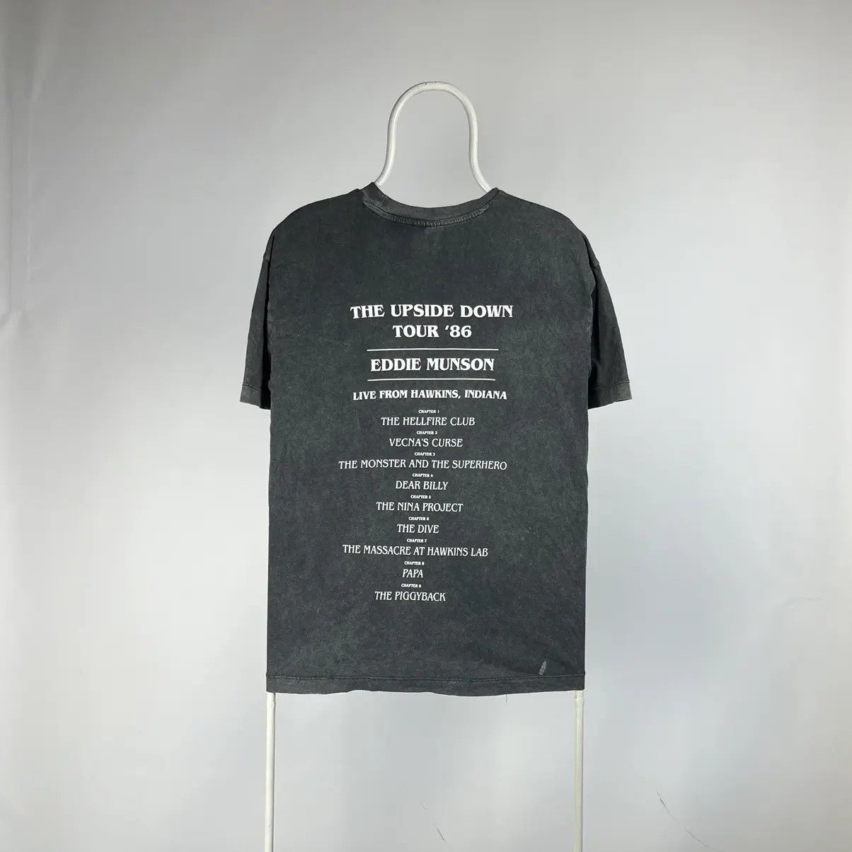 Band Tees stranger things Tshirt the upside down tour eddie munson Size US S / EU 44-46 / 1 - 2 Thumbnail