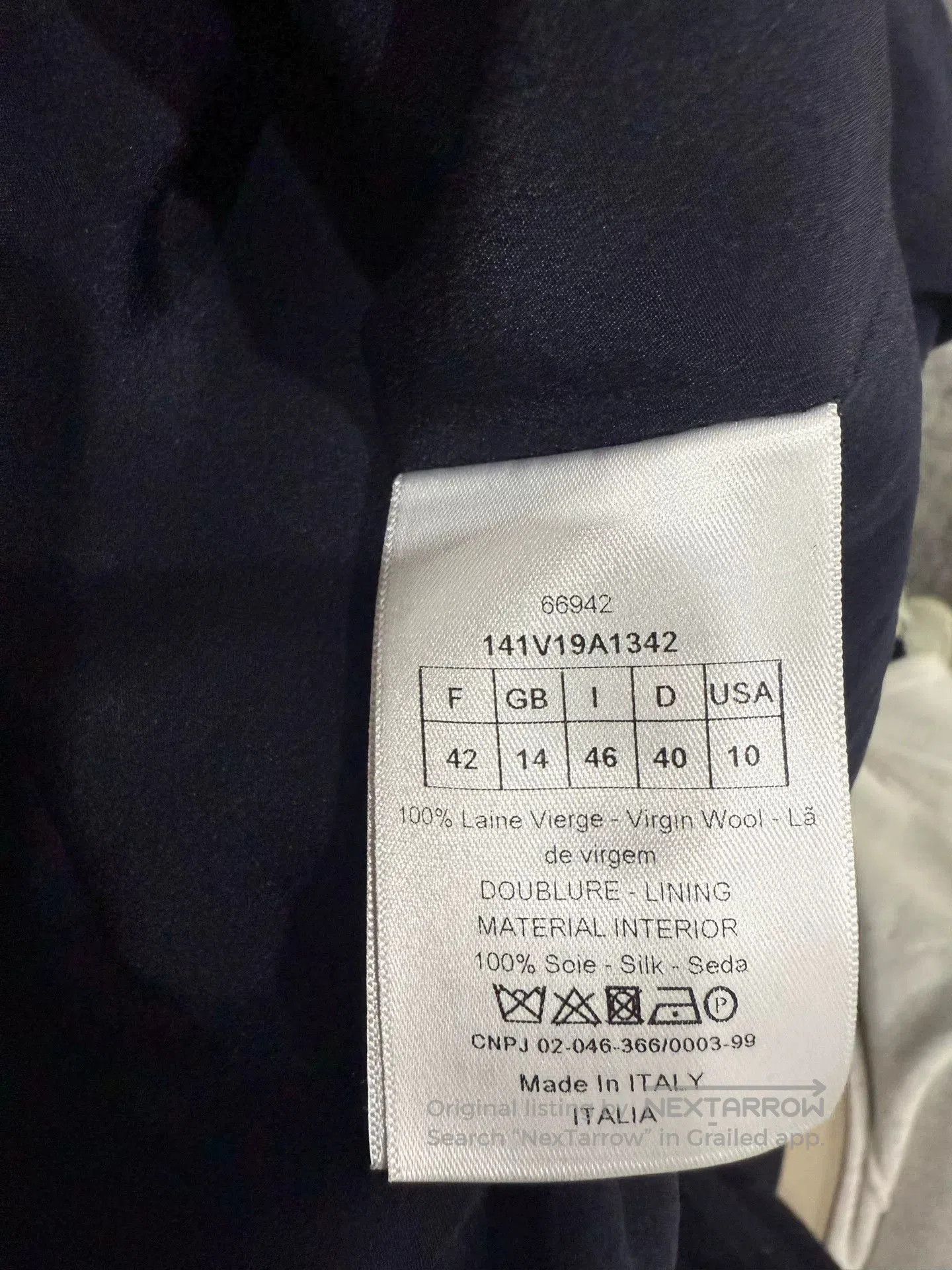 Dior Dior Wool Check Suit Set. Size US XS / EU 42 / 0 - 4 Thumbnail