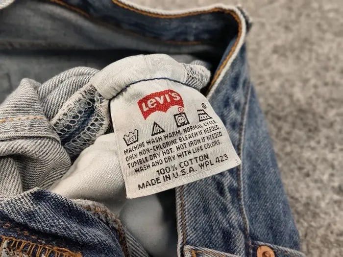 Levi's Vintage 80's Levis 501 Jeans Made USA Perfect Faded Denim Size US 33 - 21 Thumbnail