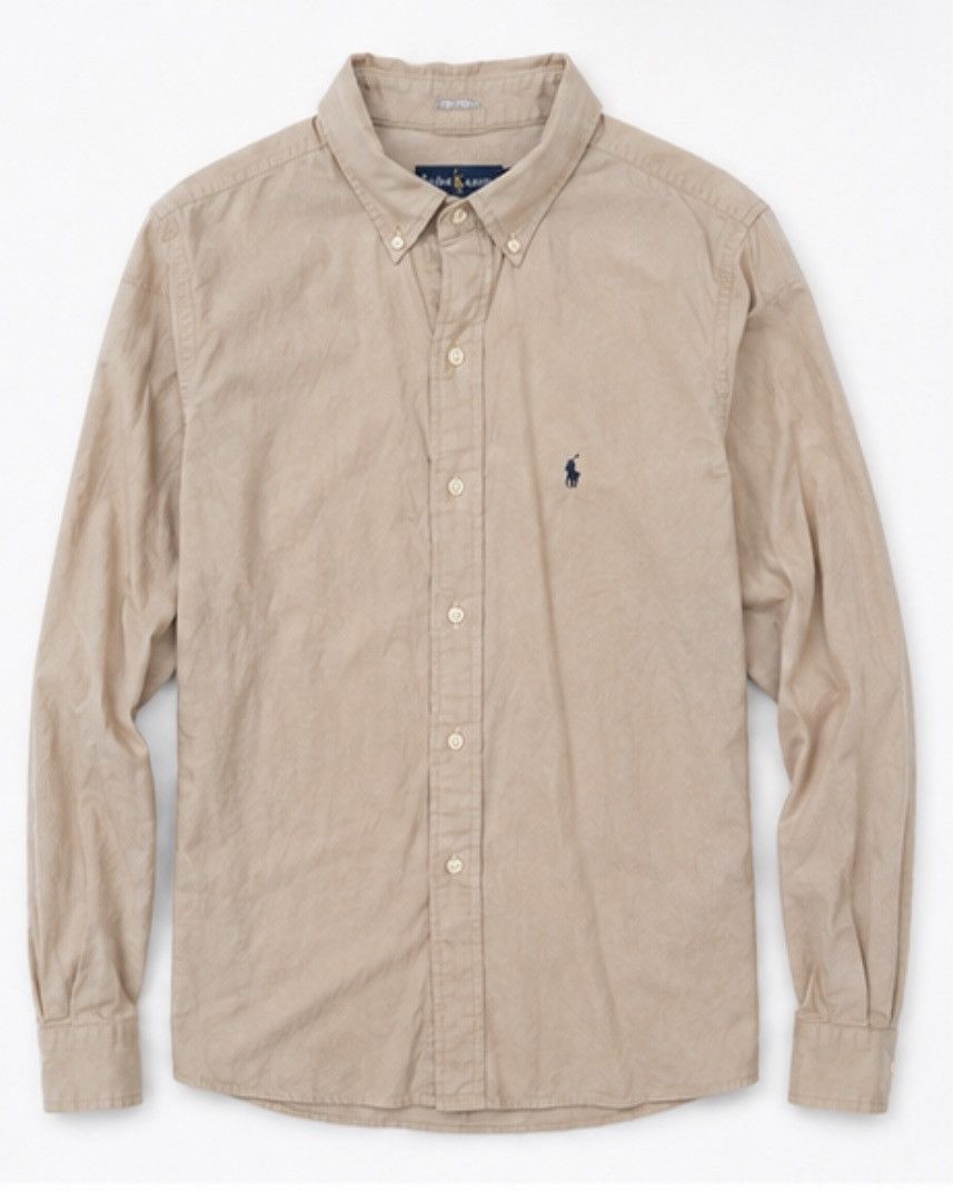 Polo Ralph Lauren Polo Ralph Lauren Beige Button Up Size US XXL / EU 58 / 5 - 1 Thumbnail