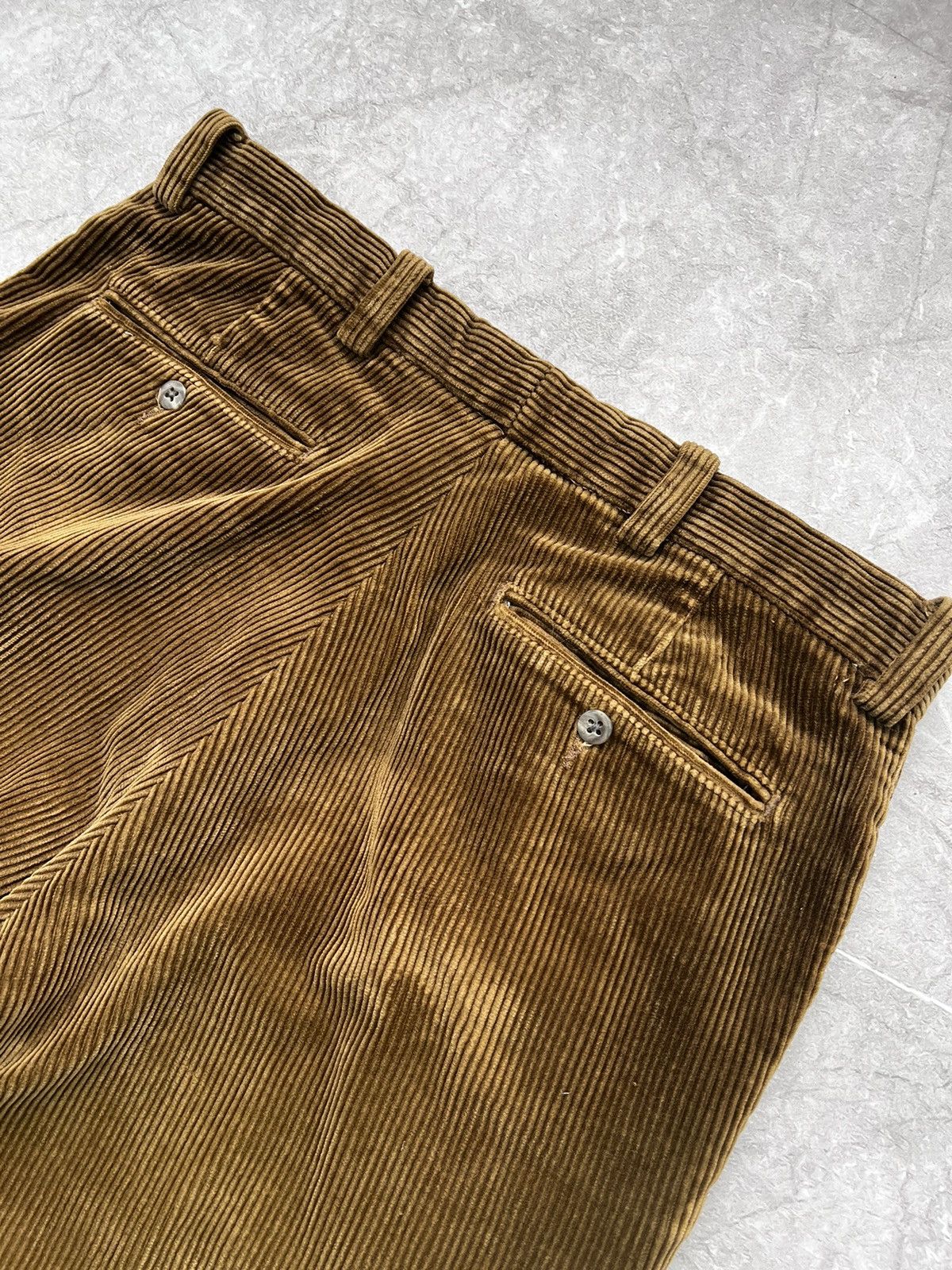 Polo Ralph Lauren × Vintage Vintage Velvet Corduroy Polo Ralph Lauren Baggy Pants Size US 34 / EU 50 - 16 Thumbnail