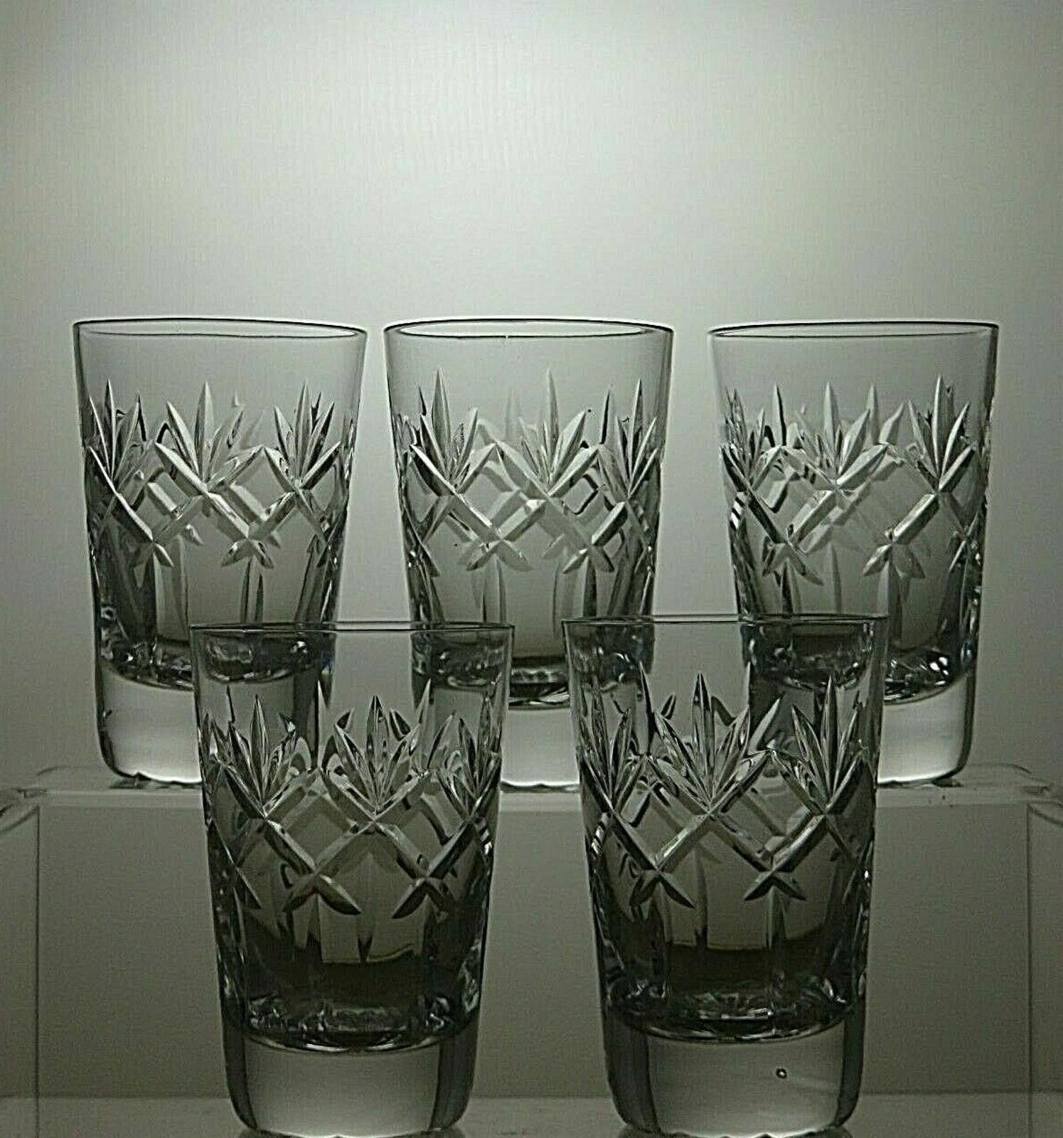 Other Webb Corbett Crystal Set Of 5 Prince Charles Cut Tumblers Size ONE SIZE - 2 Thumbnail