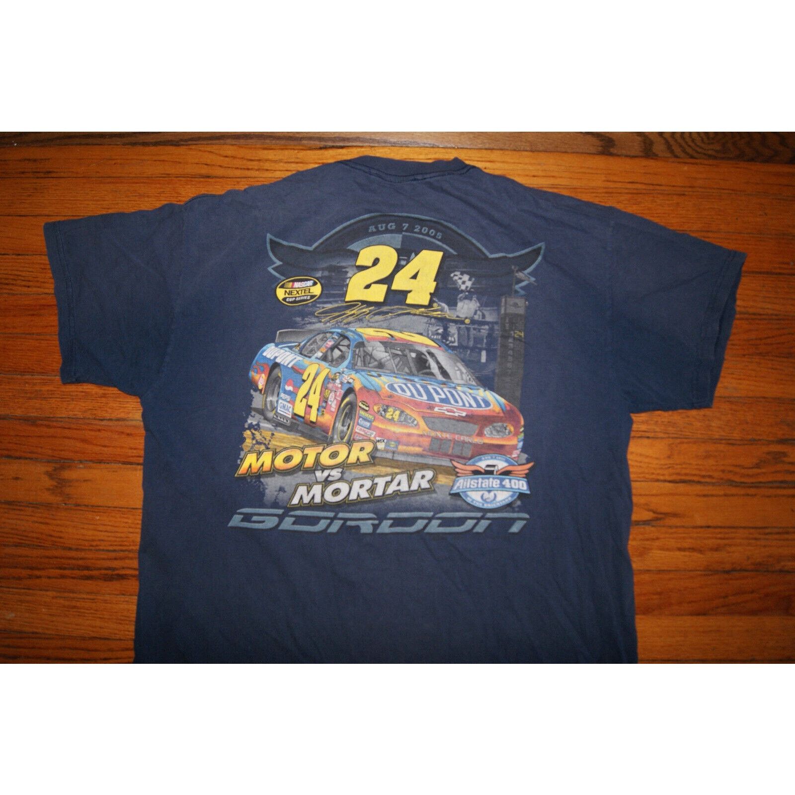 Chase Authentics Brickyard 400 Allstate 05 TShirt Men XL Gordan 2 Side NASCAR Size US XL / EU 56 / 4 - 1 Thumbnail