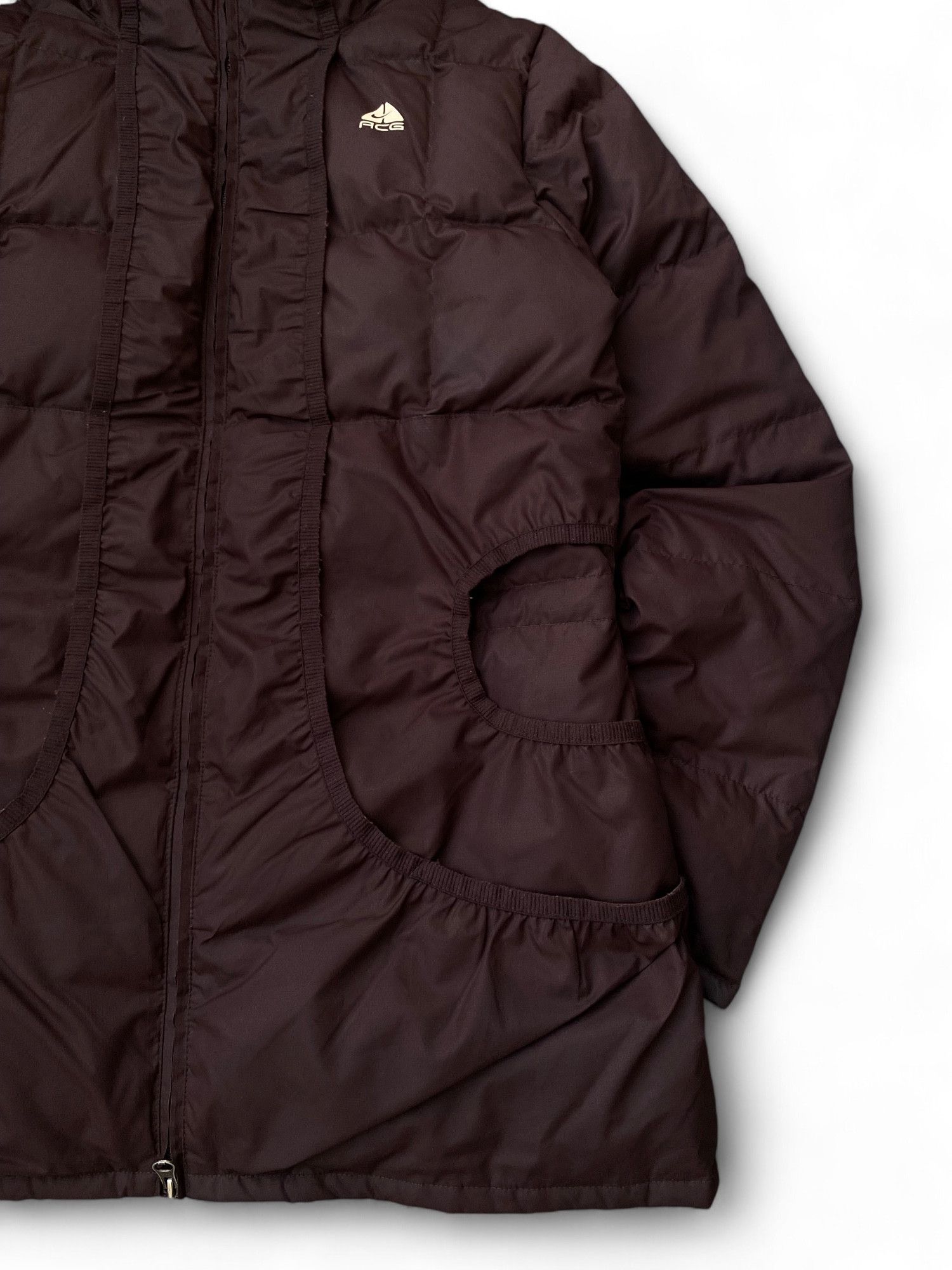 Nike ACG × Vintage Nike Acg Vintage Puffer Jacket 550 Japanese Rare Down Y2k Size L / US 10 / IT 46 - 4 Thumbnail