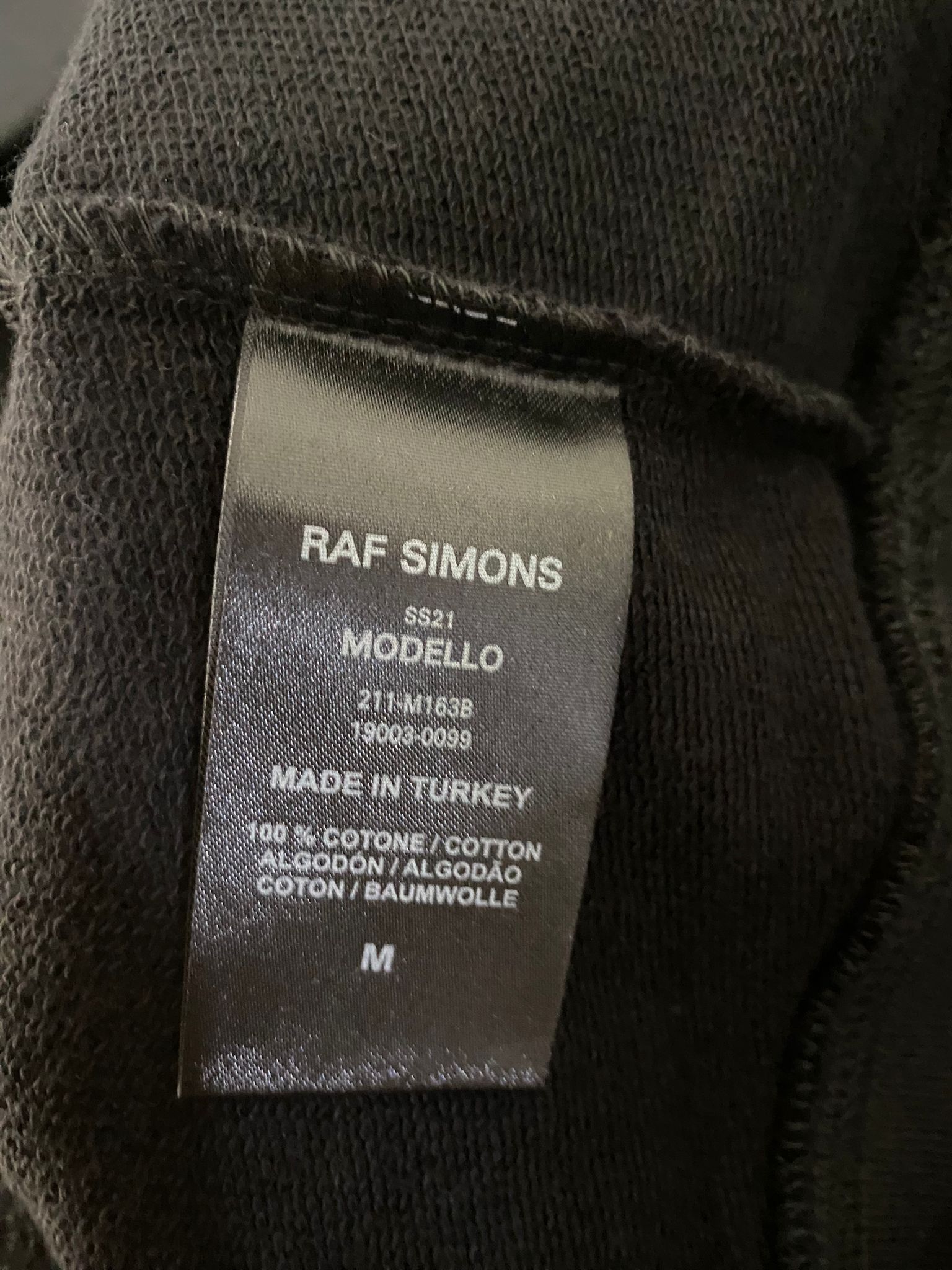 Raf Simons Raf Simons Black 'Rites Of Joy' Hoodie Size US M / EU 48-50 / 2 - 11 Thumbnail