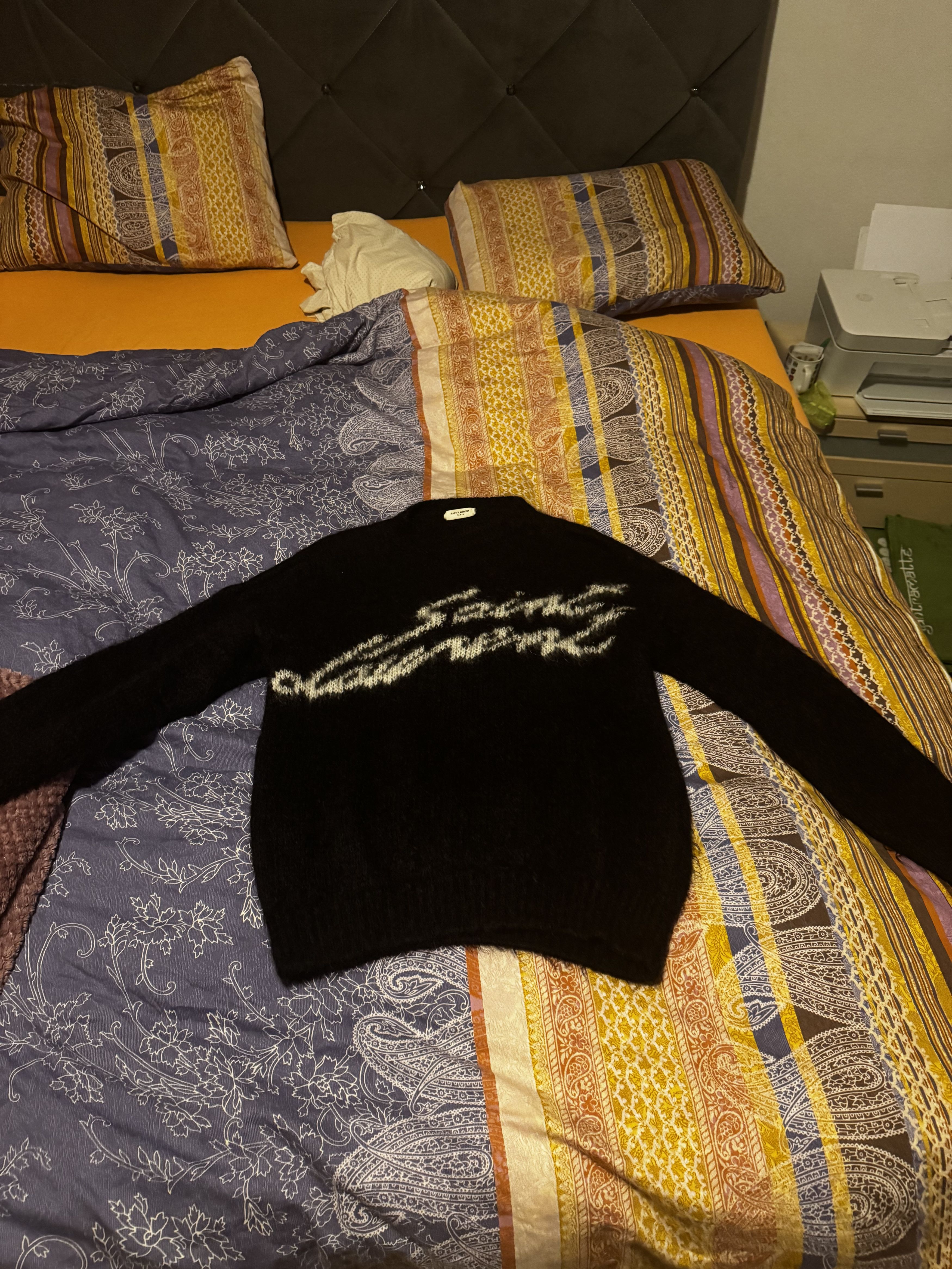 Yves Saint Laurent Saint Laurent 90S Mohair Pullover Size US S / EU 44-46 / 1 - 1 Thumbnail
