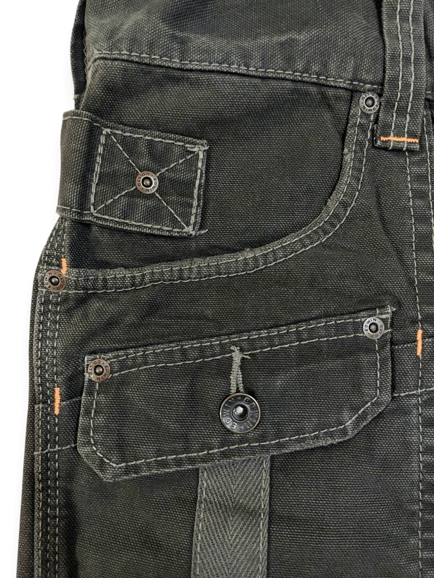 Edwin Edwin Exclusive Baggy Style Buckle Back Denim Size US 31 - 8 Thumbnail