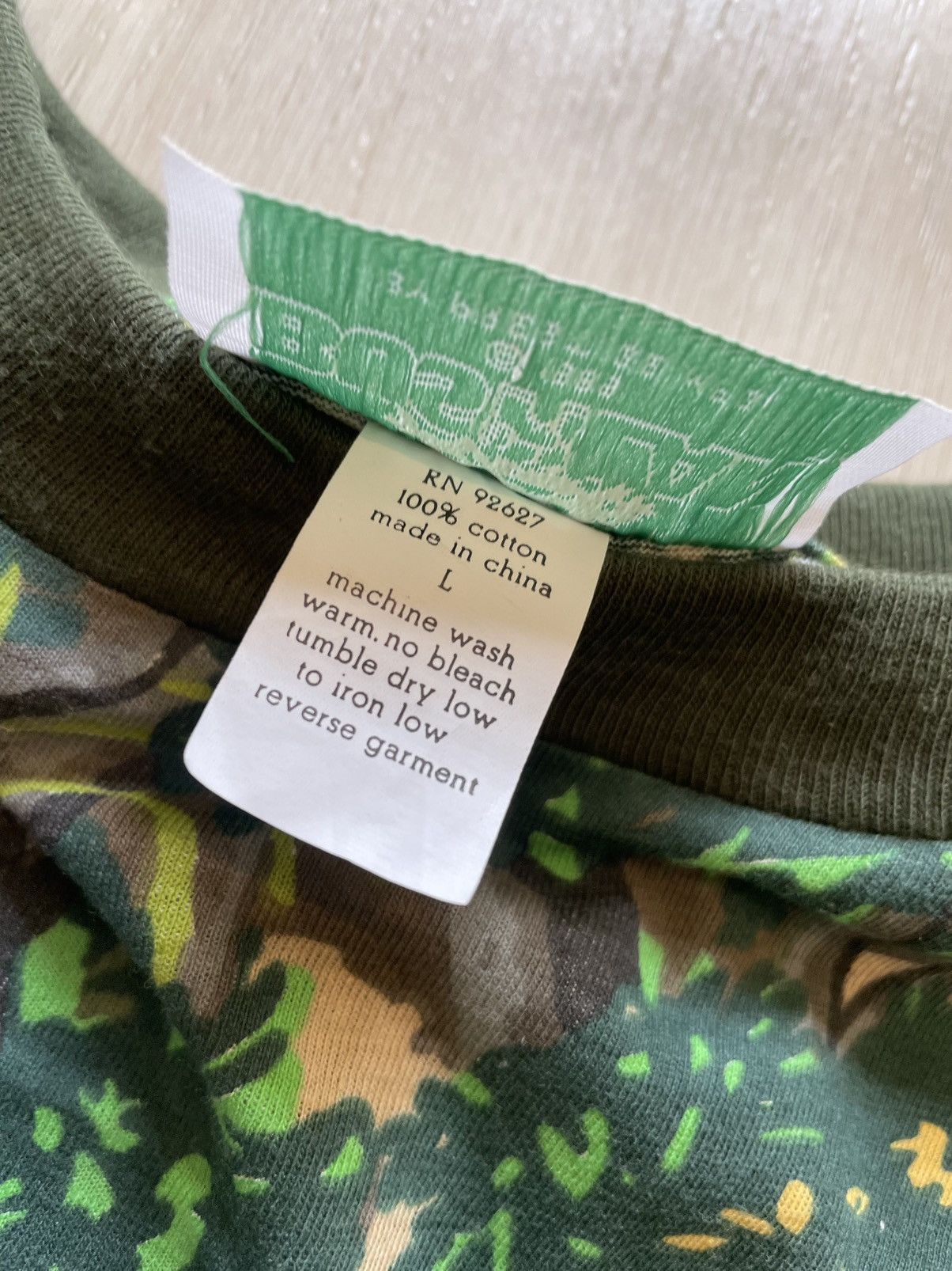 Vintage New Vintage 80s Bushlan South Texas Camo Sweatshirt Sz L Size US L / EU 52-54 / 3 - 4 Thumbnail