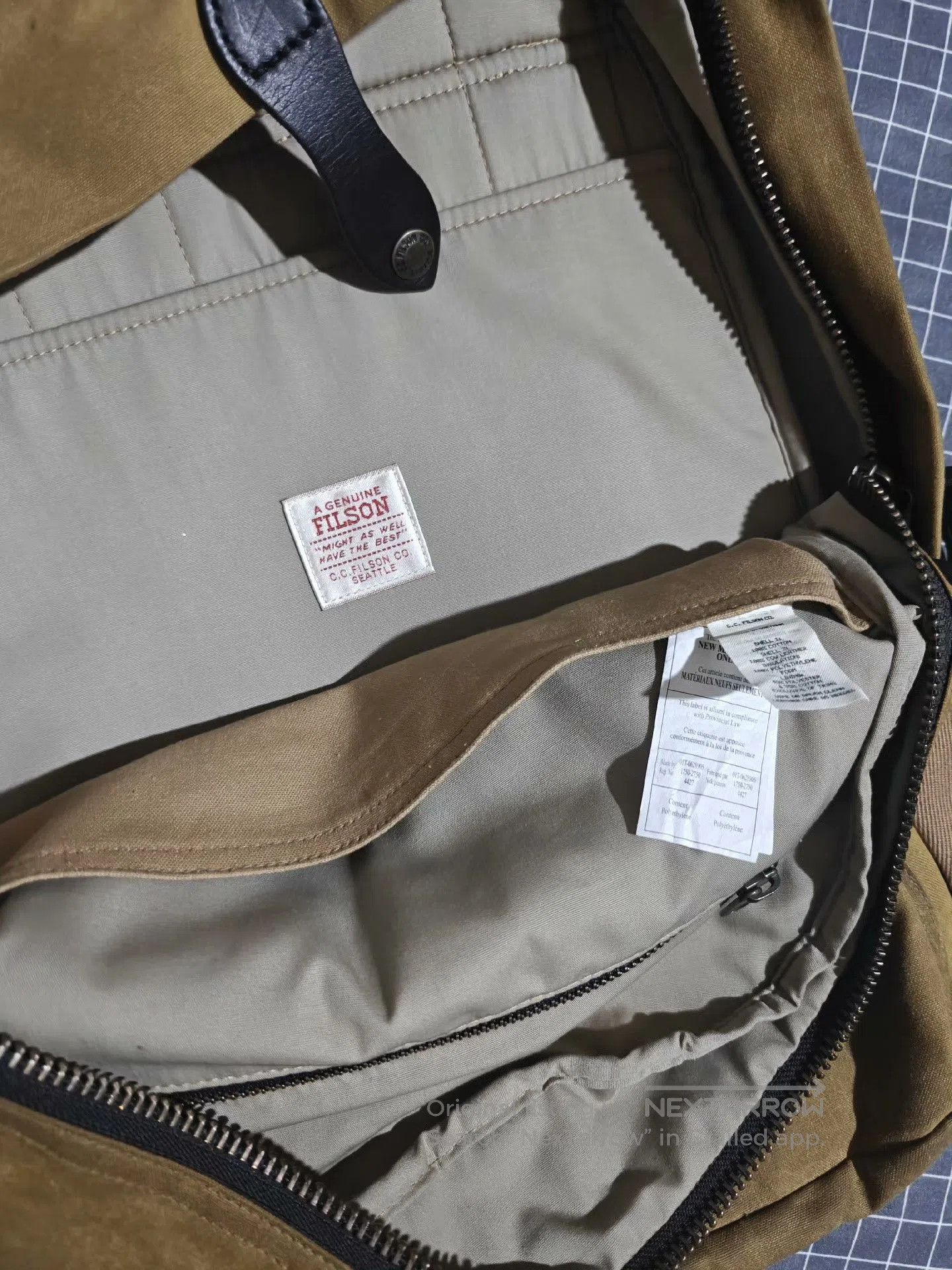 Filson Filson 70307 Waxed Canvas Backpack. Size ONE SIZE - 8 Thumbnail