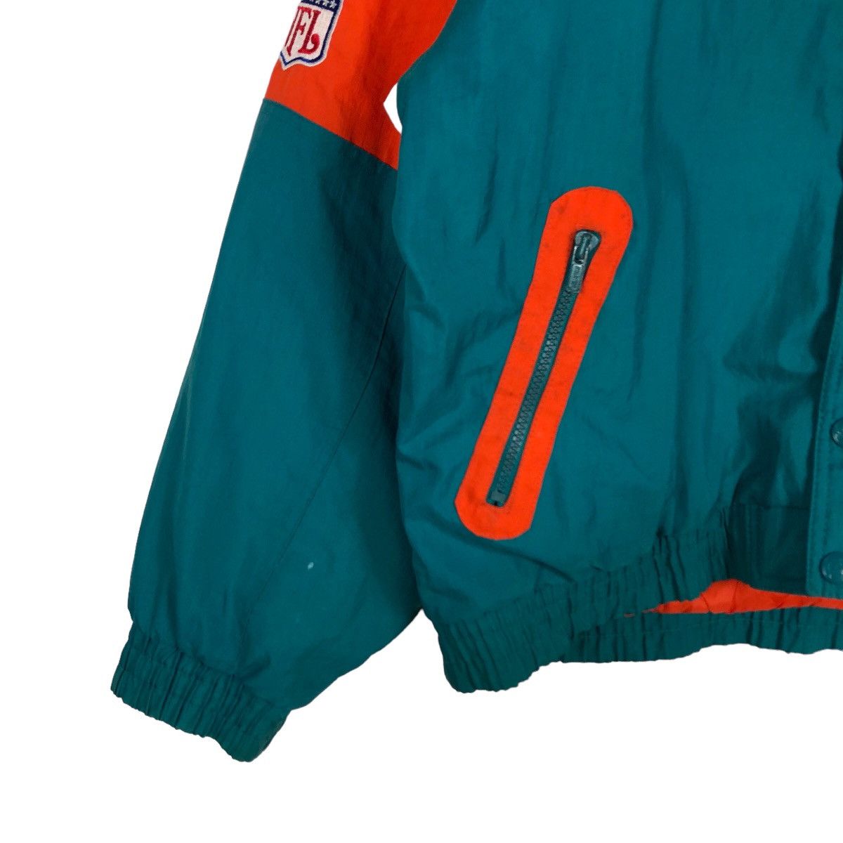 NFL 🔥90’s Vintage Bomber Jacket Starter NFL Dolphins Big Logo Size US M / EU 48-50 / 2 - 4 Thumbnail