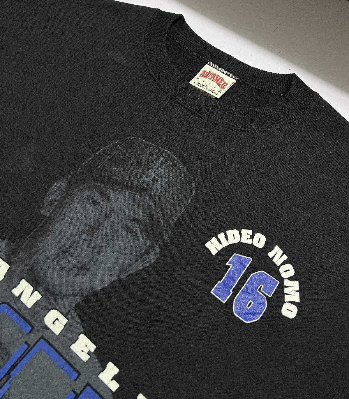 Nutmeg Vintage Los Angeles Dodgers NOMO 1995 Sweatshirt Size US L / EU 52-54 / 3 - 5 Thumbnail