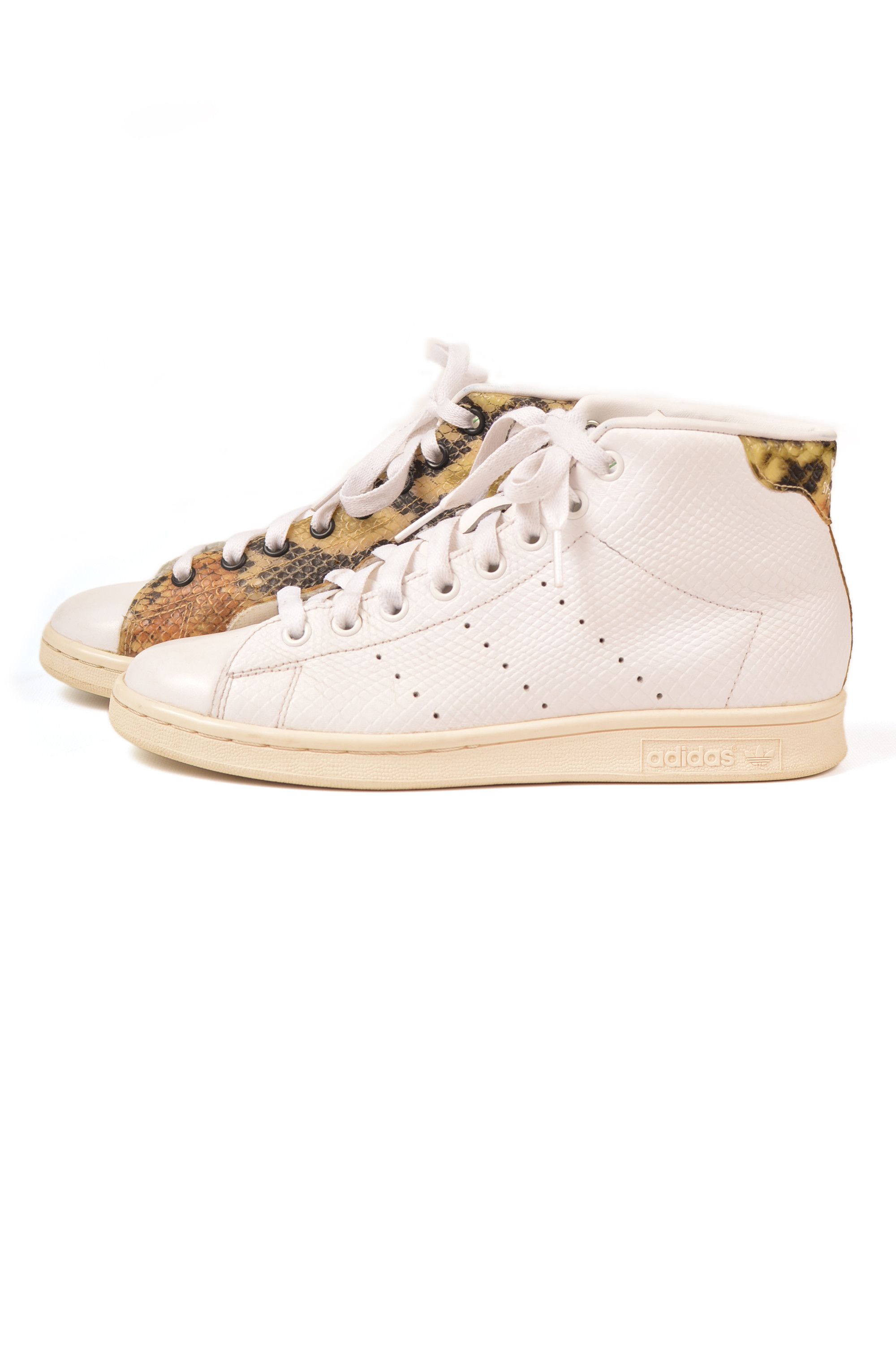 Adidas Adidas Stan Smith Mid Snakeskin Sneakers Size US 5.5 / EU 38 - 1 Thumbnail