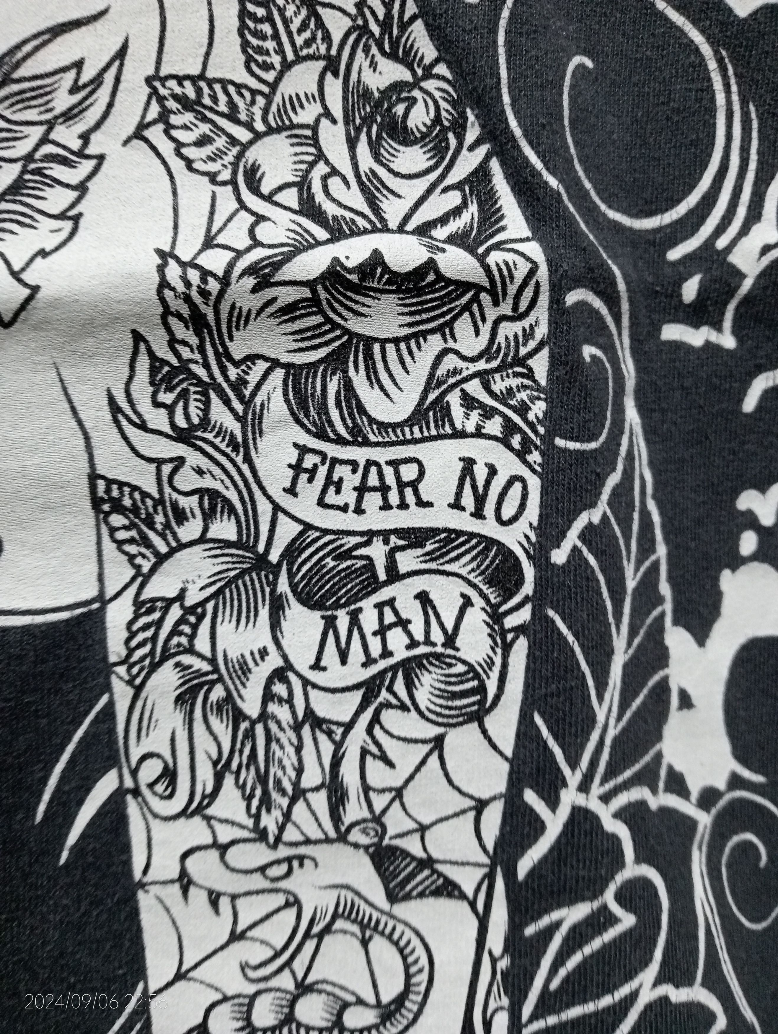 Seditionaries Fifth Sun Fear No Man Graphic Tatoo Girl Tee Size US M / EU 48-50 / 2 - 4 Thumbnail