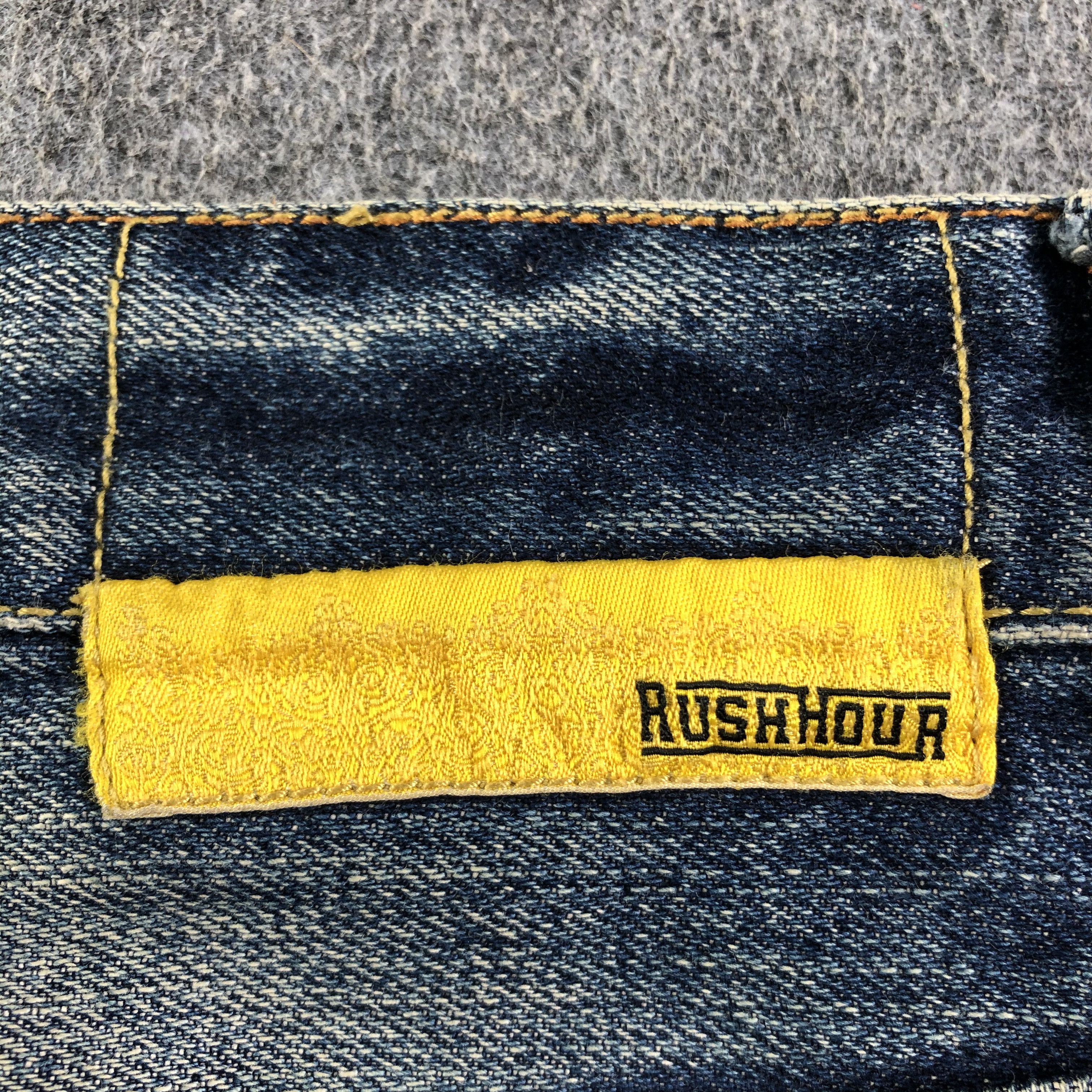 Vintage Rush Hour Selvage Jeans-J2959 Size US 31 - 5 Thumbnail