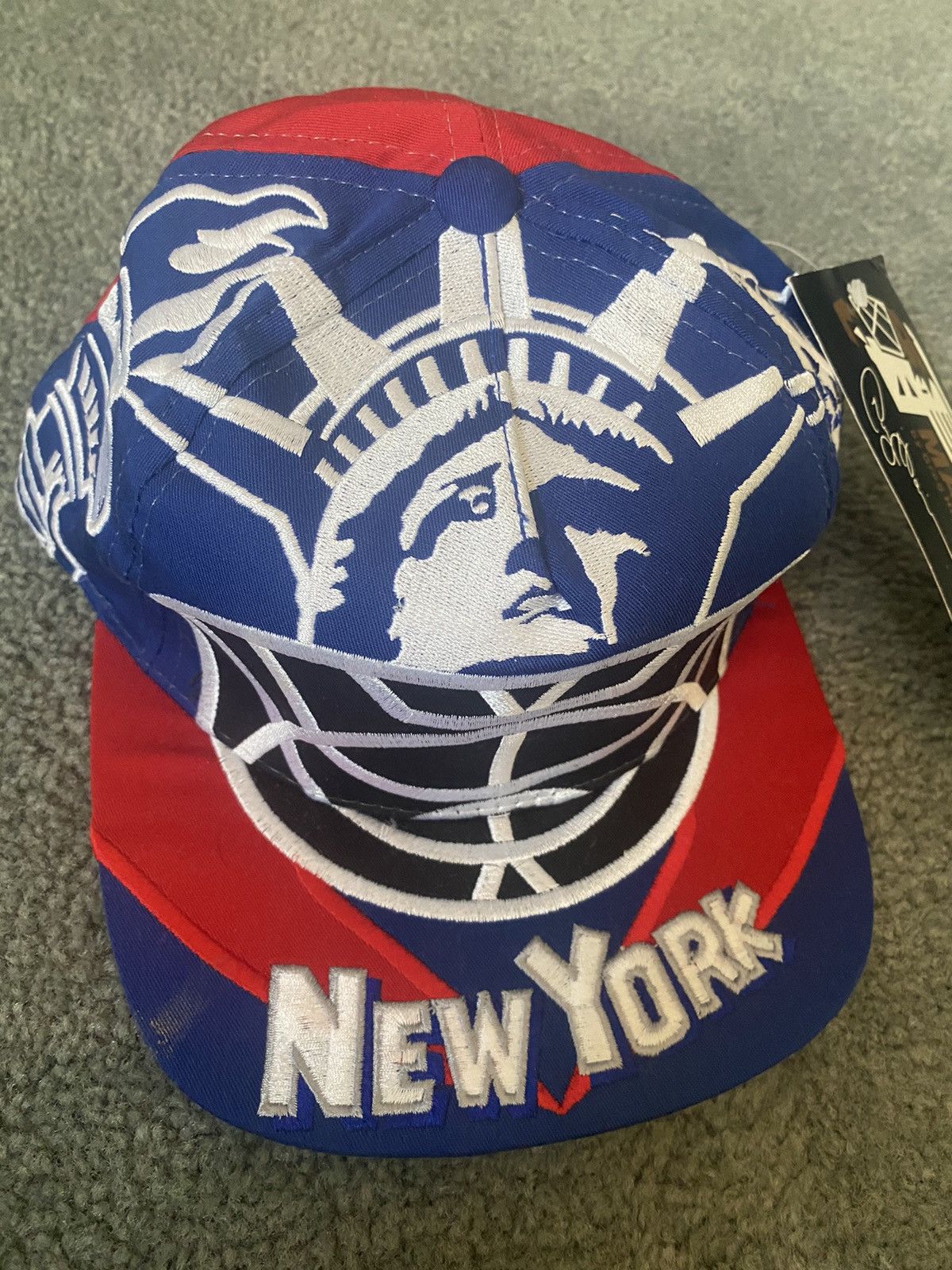 NHL × Vintage RARE NWT Greg Harrison The Mask New York Rangers Hat Size ONE SIZE - 2 Thumbnail