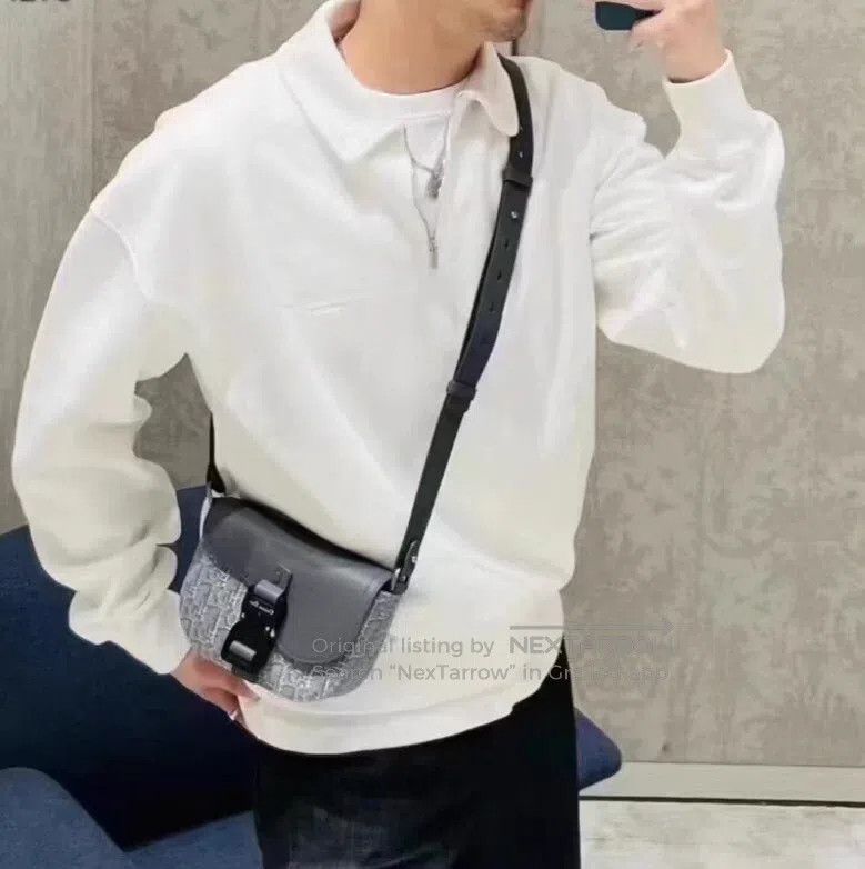 Other Dior White logo letter embroidery cotton lapel half-zipper Size US S / EU 44-46 / 1 - 8 Thumbnail